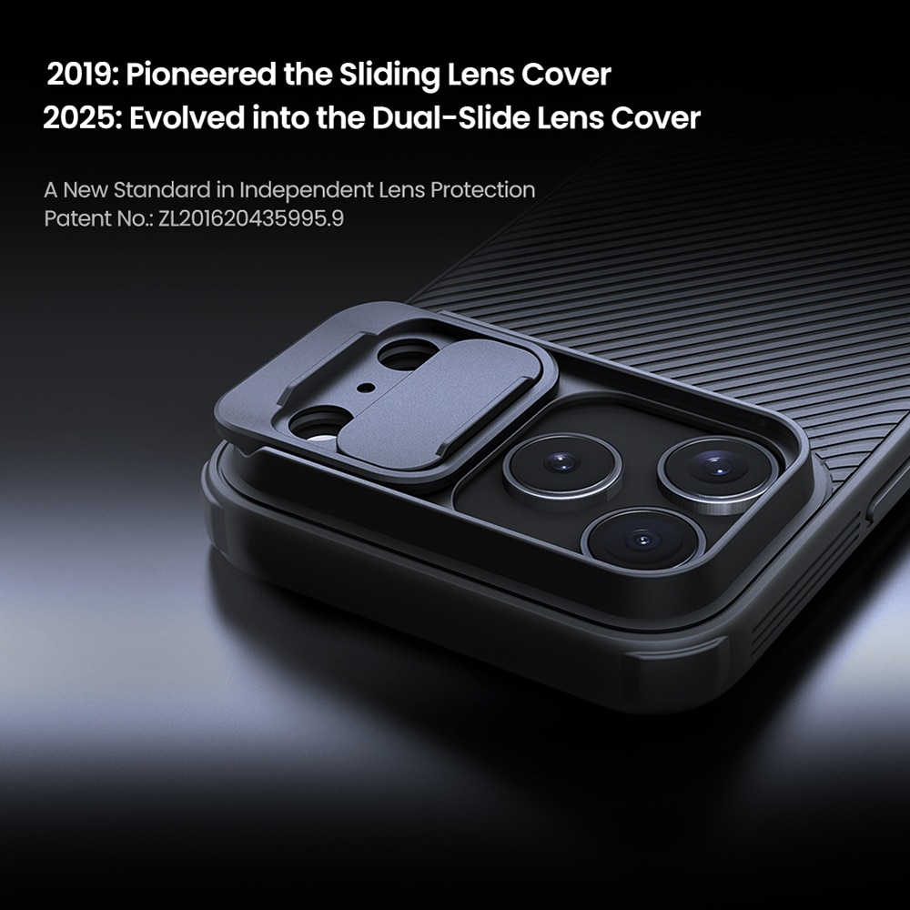 CamShield Skal iPhone 17 Pro Max Svart