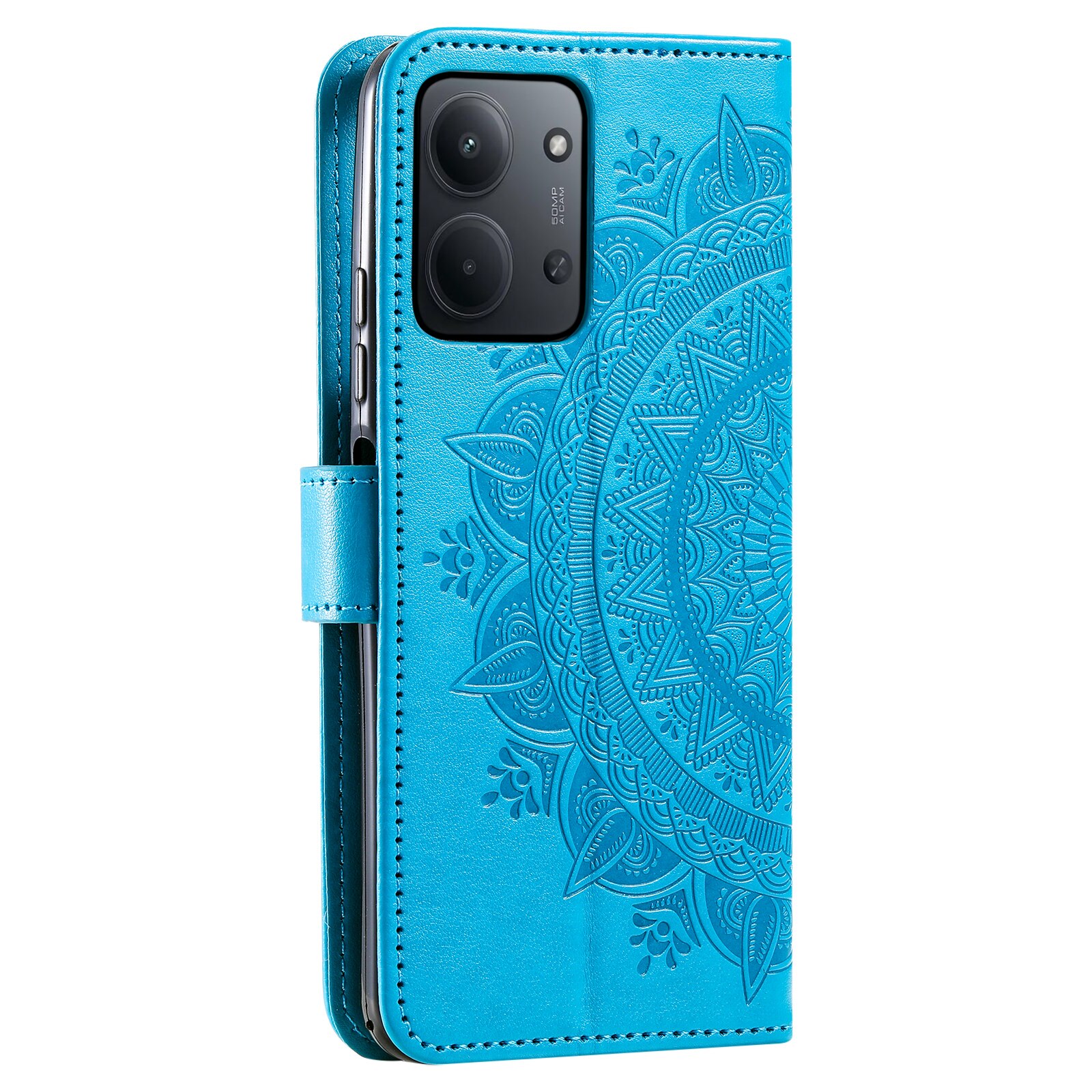 Läderfodral Mandala Xiaomi Redmi 15C Blå