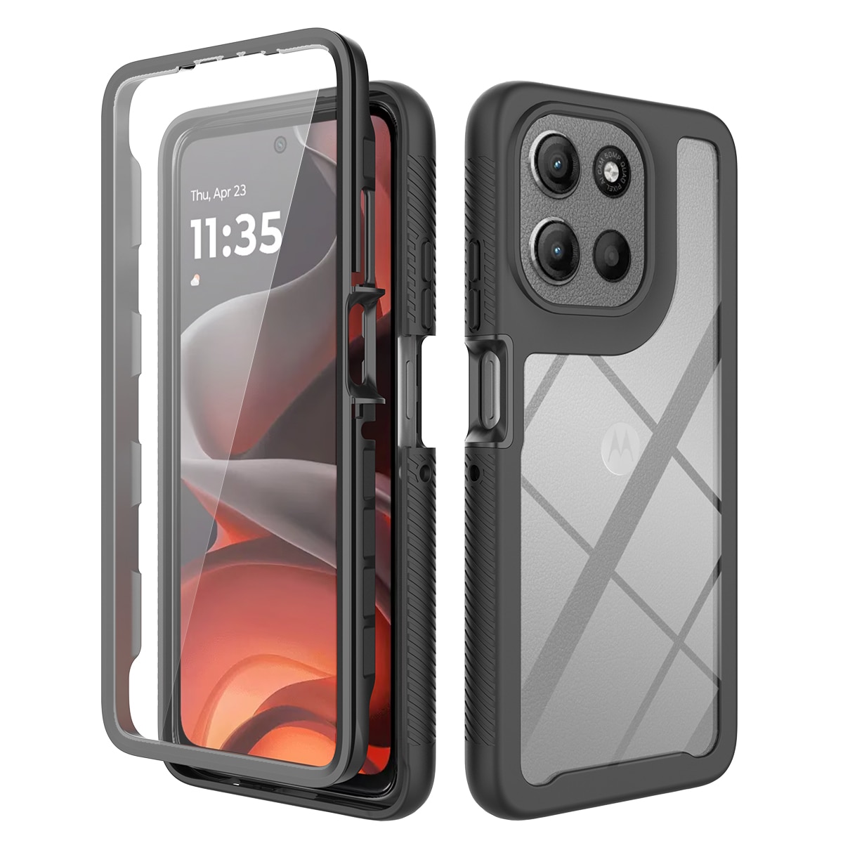 Full Protection Case Motorola Moto G86 Svart