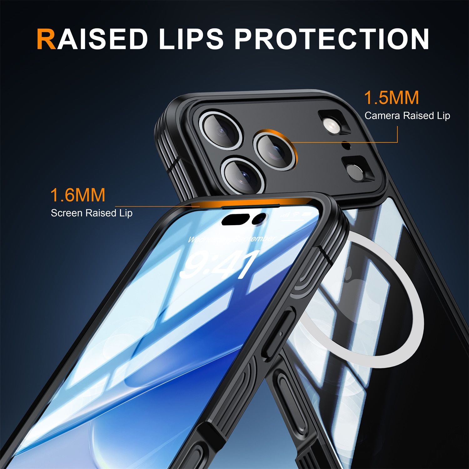 Premium Full Protection Case iPhone 17 Pro Black