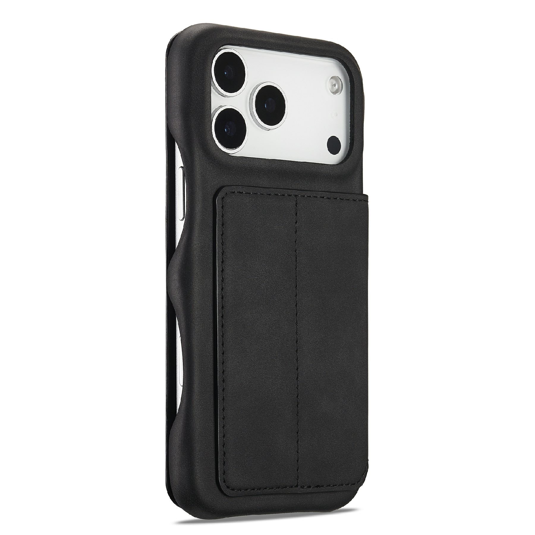 Slim Plånboksfodral iPhone 17 Pro Svart