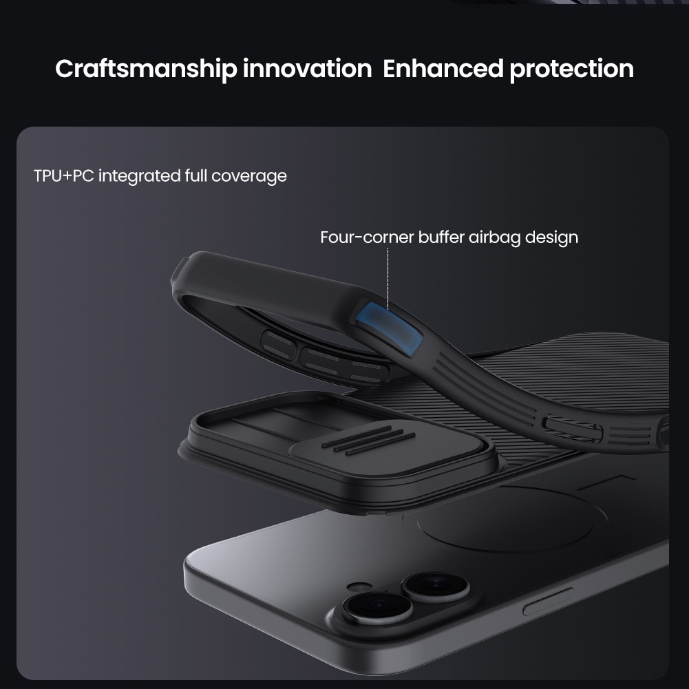 CamShield Skal MagSafe iPhone 17 Svart