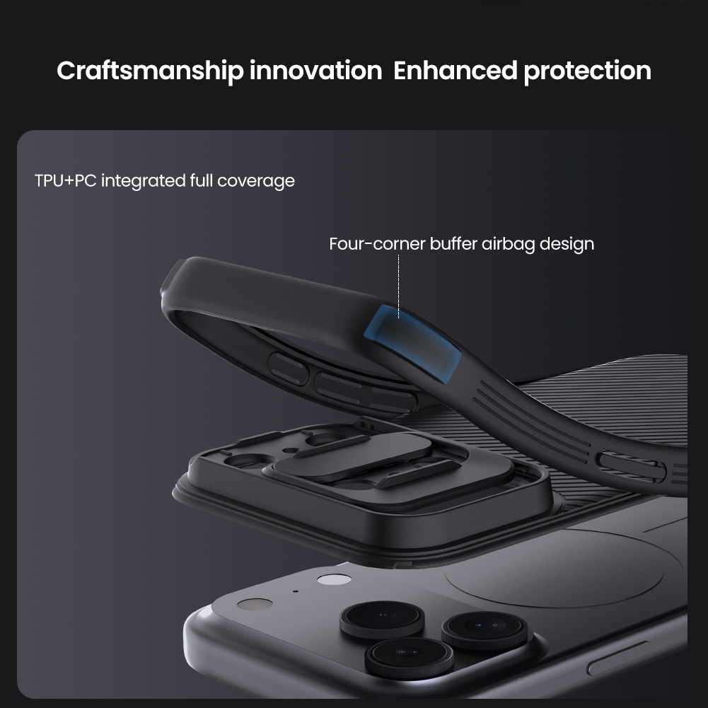 CamShield Skal MagSafe iPhone 17 Pro Svart