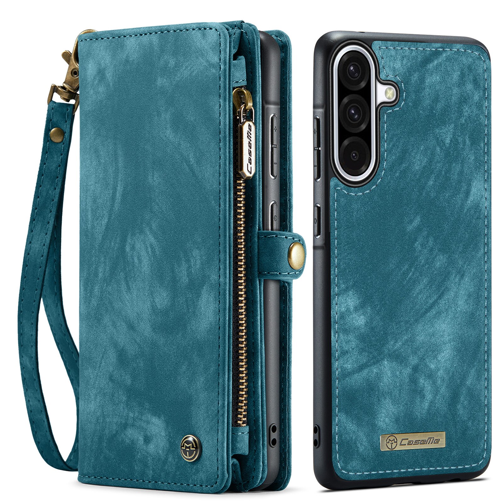 Multi-slot Plånboksfodral Samsung Galaxy A17 Blå