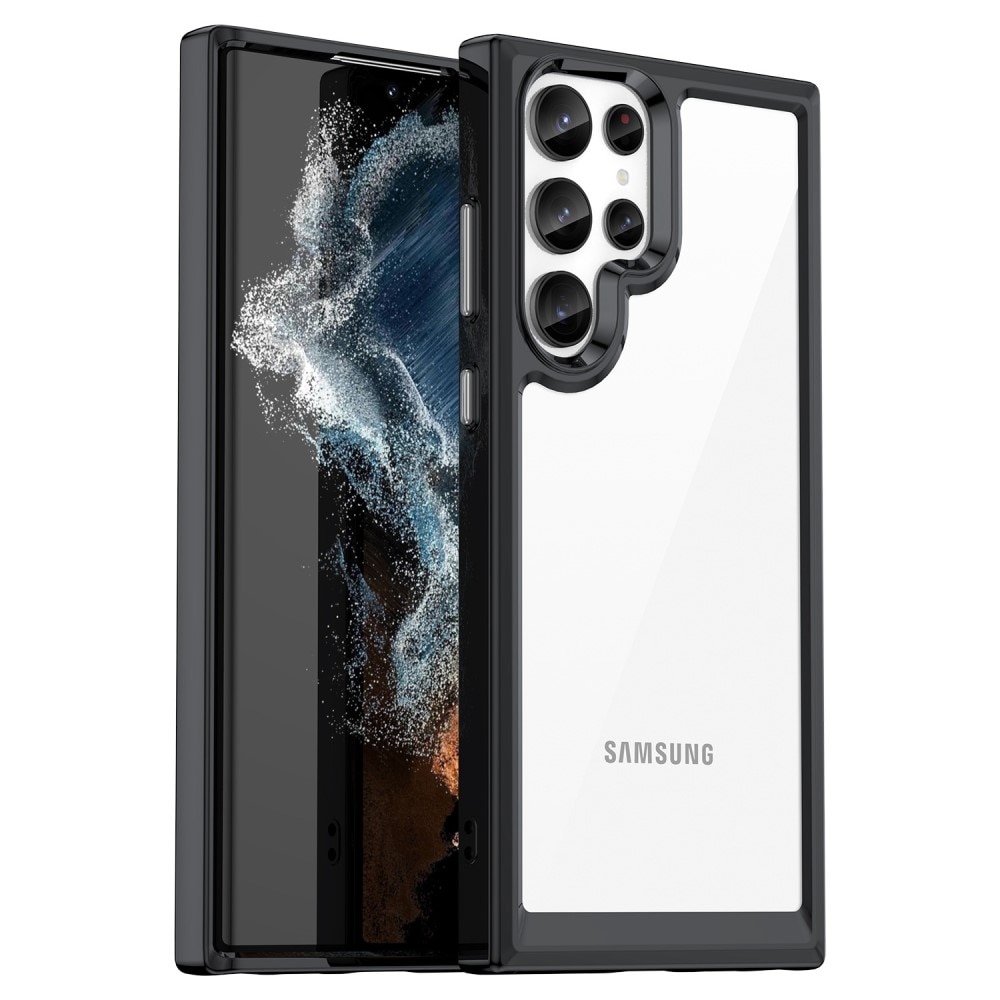 Crystal Hybrid Case Samsung Galaxy S23 Ultra svart