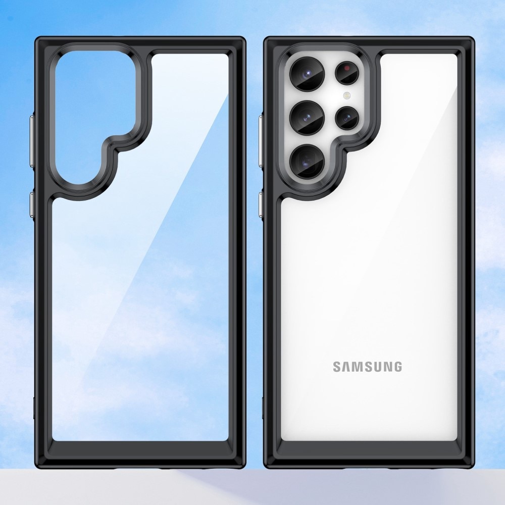 Crystal Hybrid Case Samsung Galaxy S23 Ultra svart