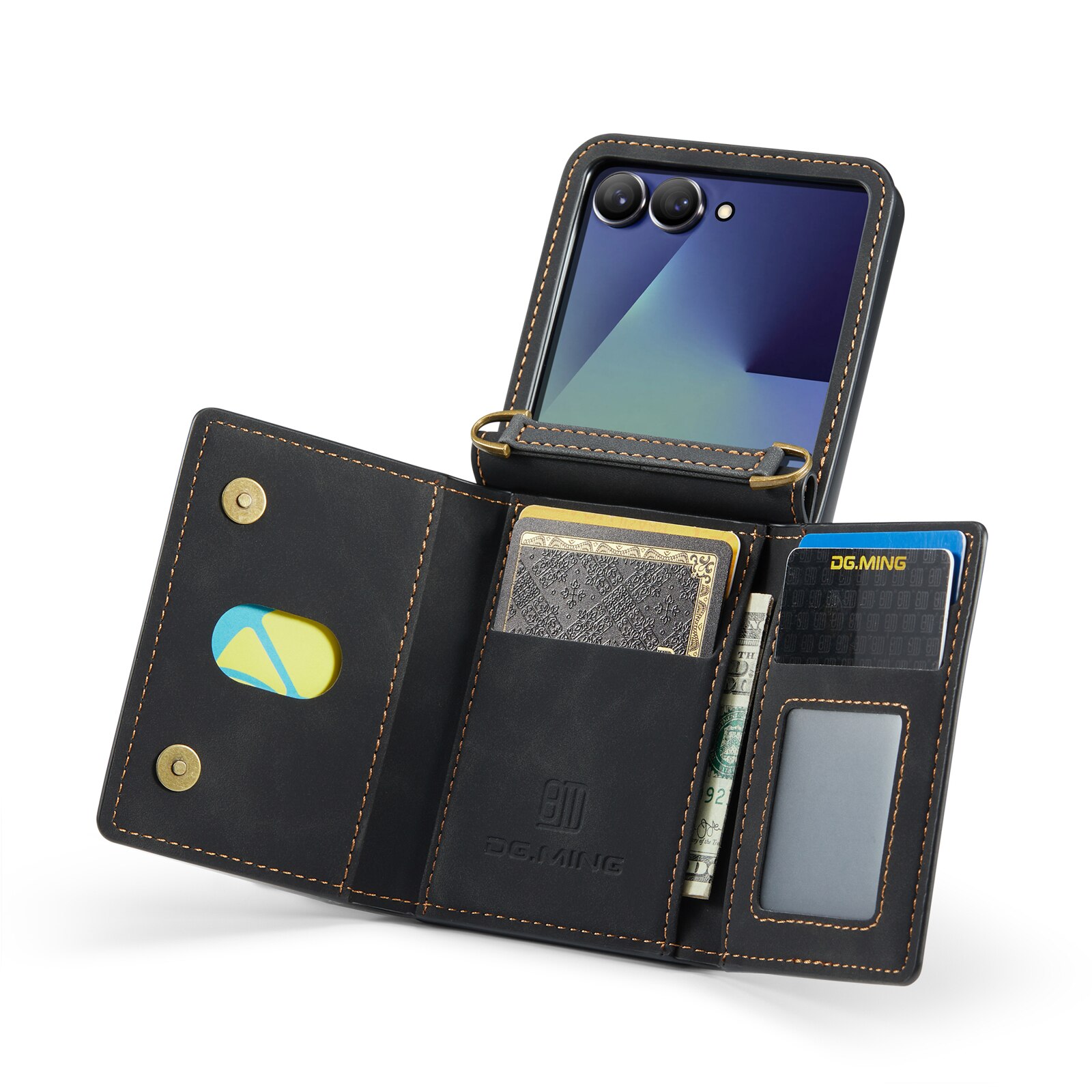 Card Slot Case Samsung Galaxy Z Flip 7 Svart