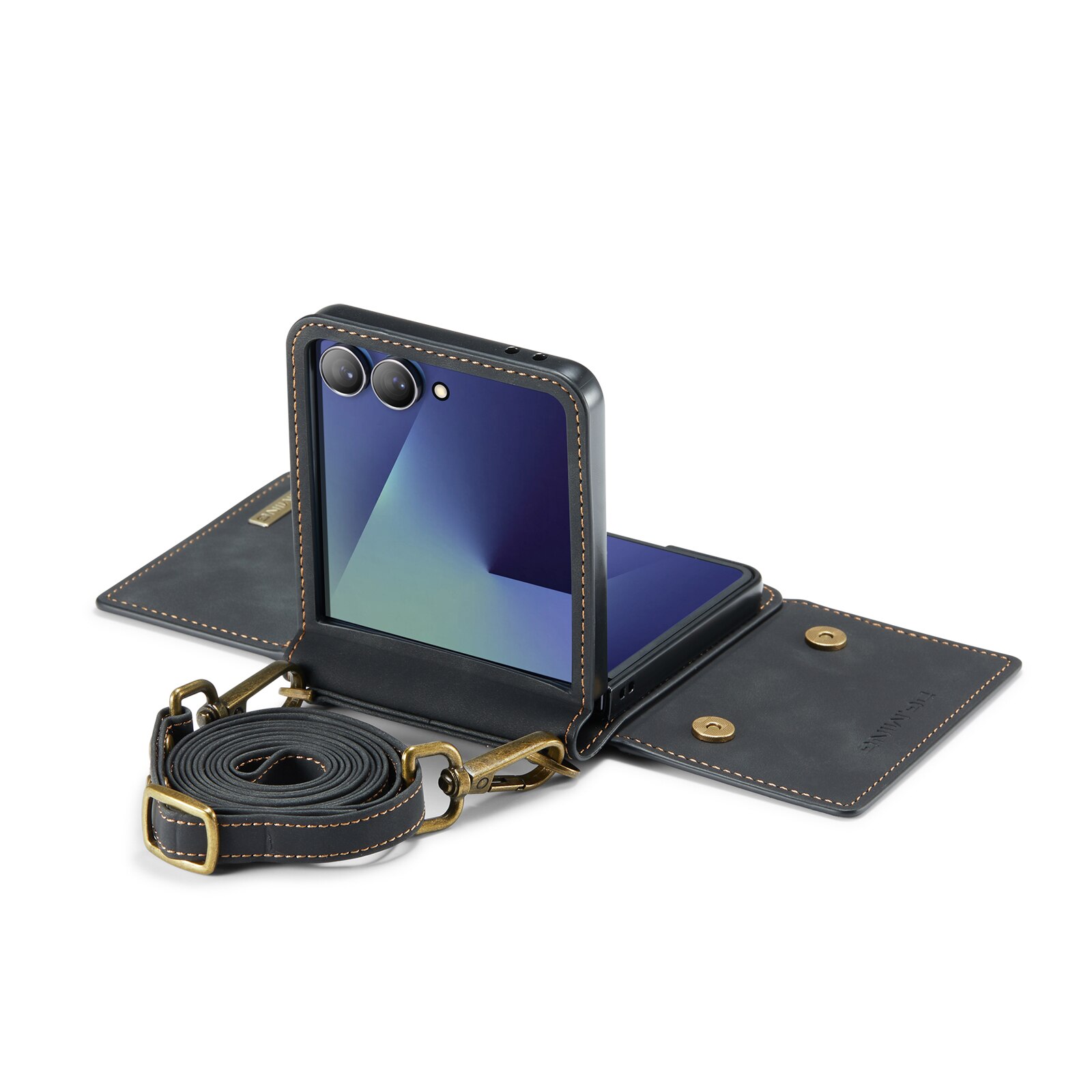 Card Slot Case Samsung Galaxy Z Flip 7 Svart