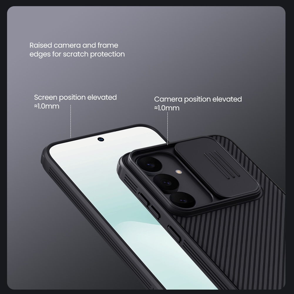 CamShield Skal Samsung Galaxy S25 FE Svart