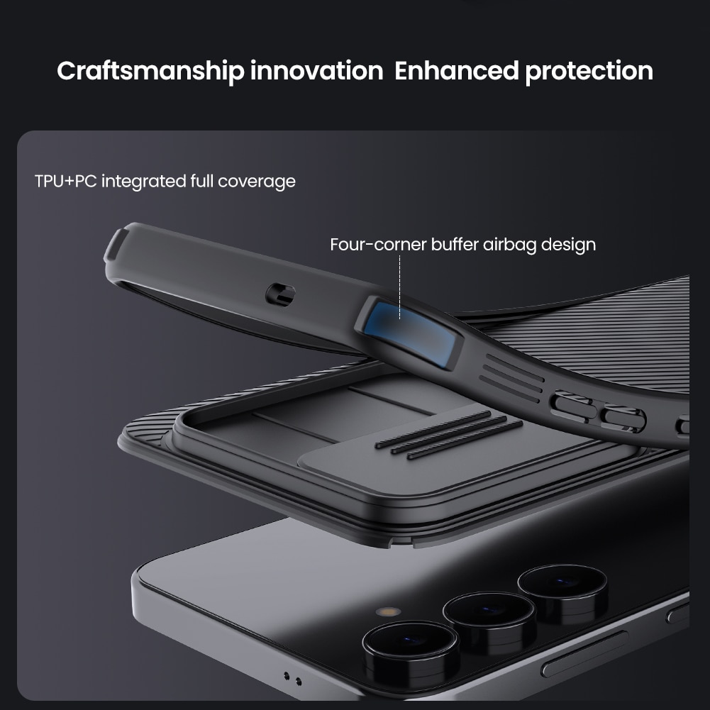 CamShield Skal Samsung Galaxy S25 FE Svart