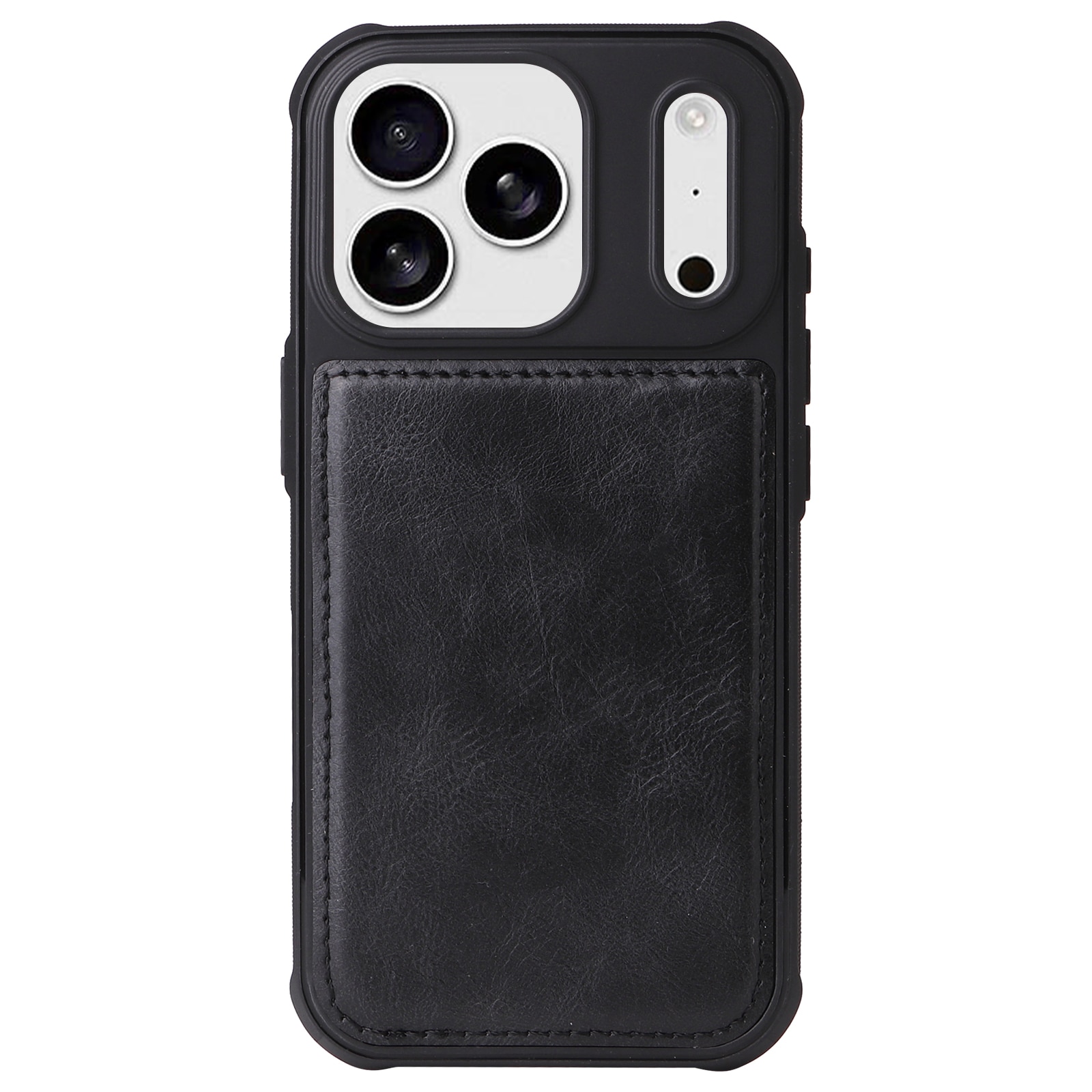 Magnet Leather Multi-Wallet iPhone 17 Pro svart