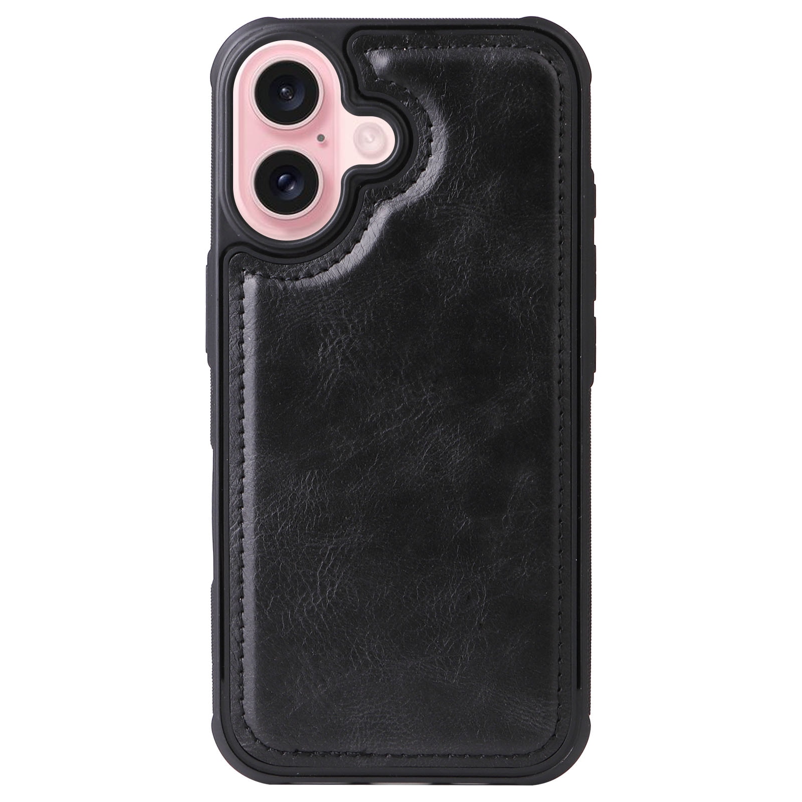 Magnet Leather Multi-Wallet iPhone 17 svart