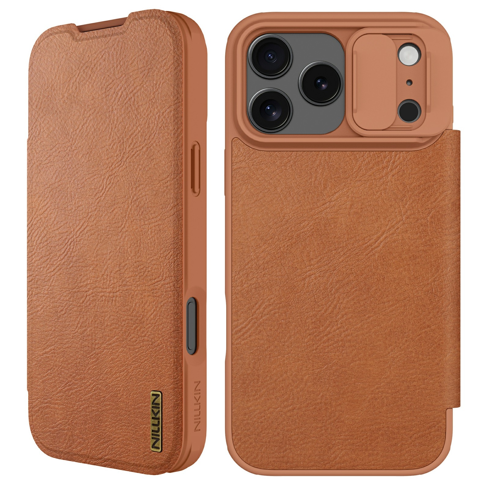 Qin Pro CamShield iPhone 17 Pro Max Brun