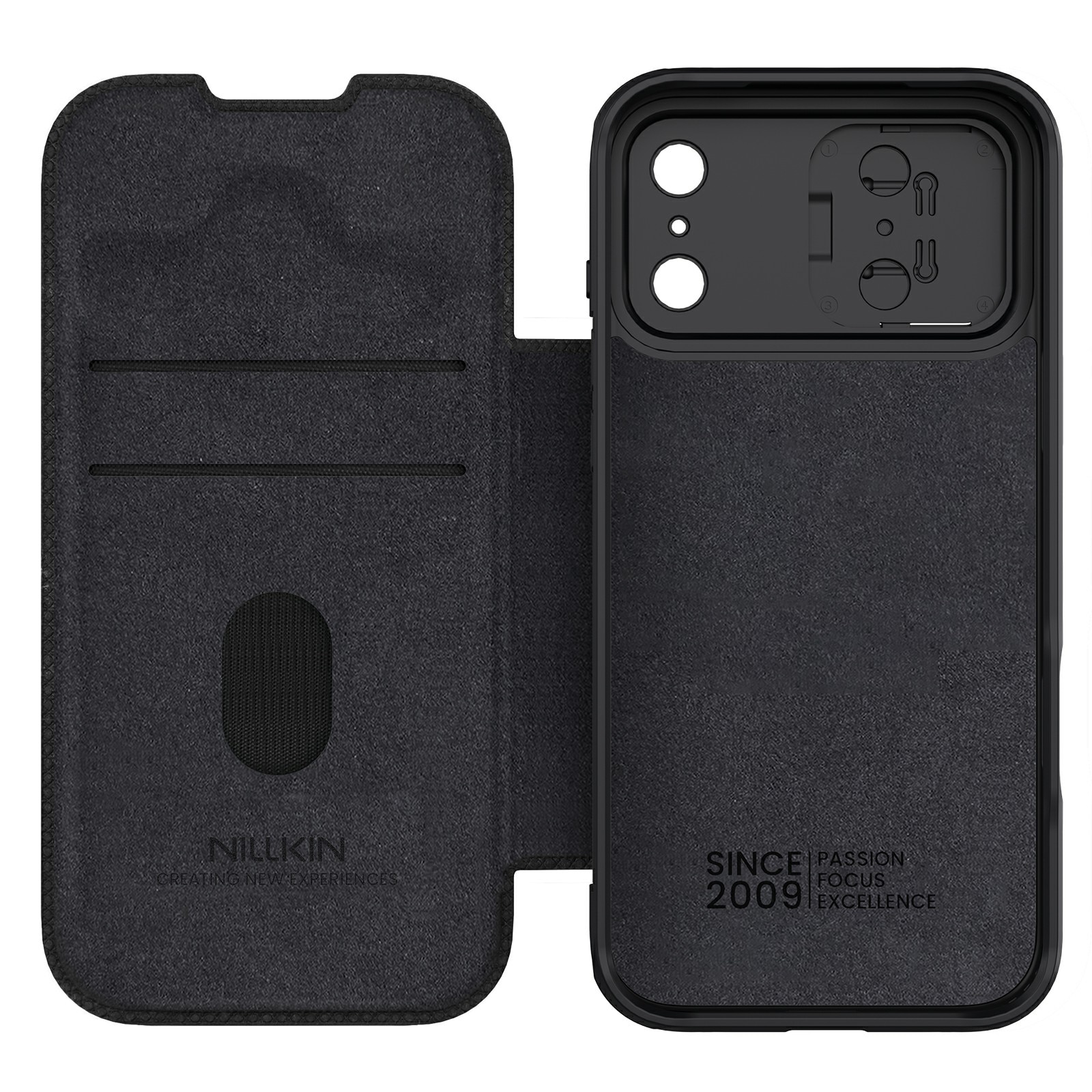 Qin Pro CamShield iPhone 17 Pro Max Svart