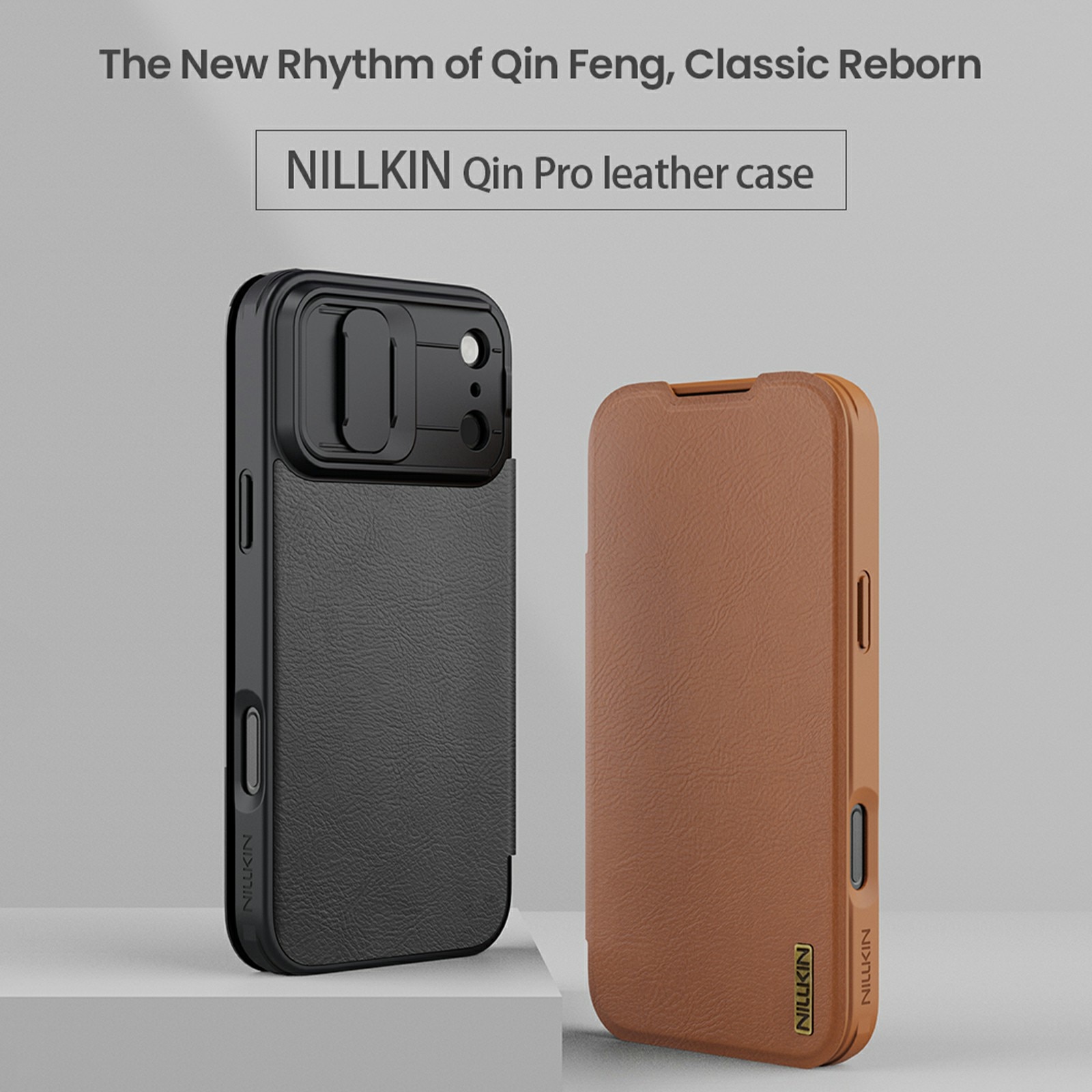 Qin Pro CamShield iPhone 17 Pro Max Svart