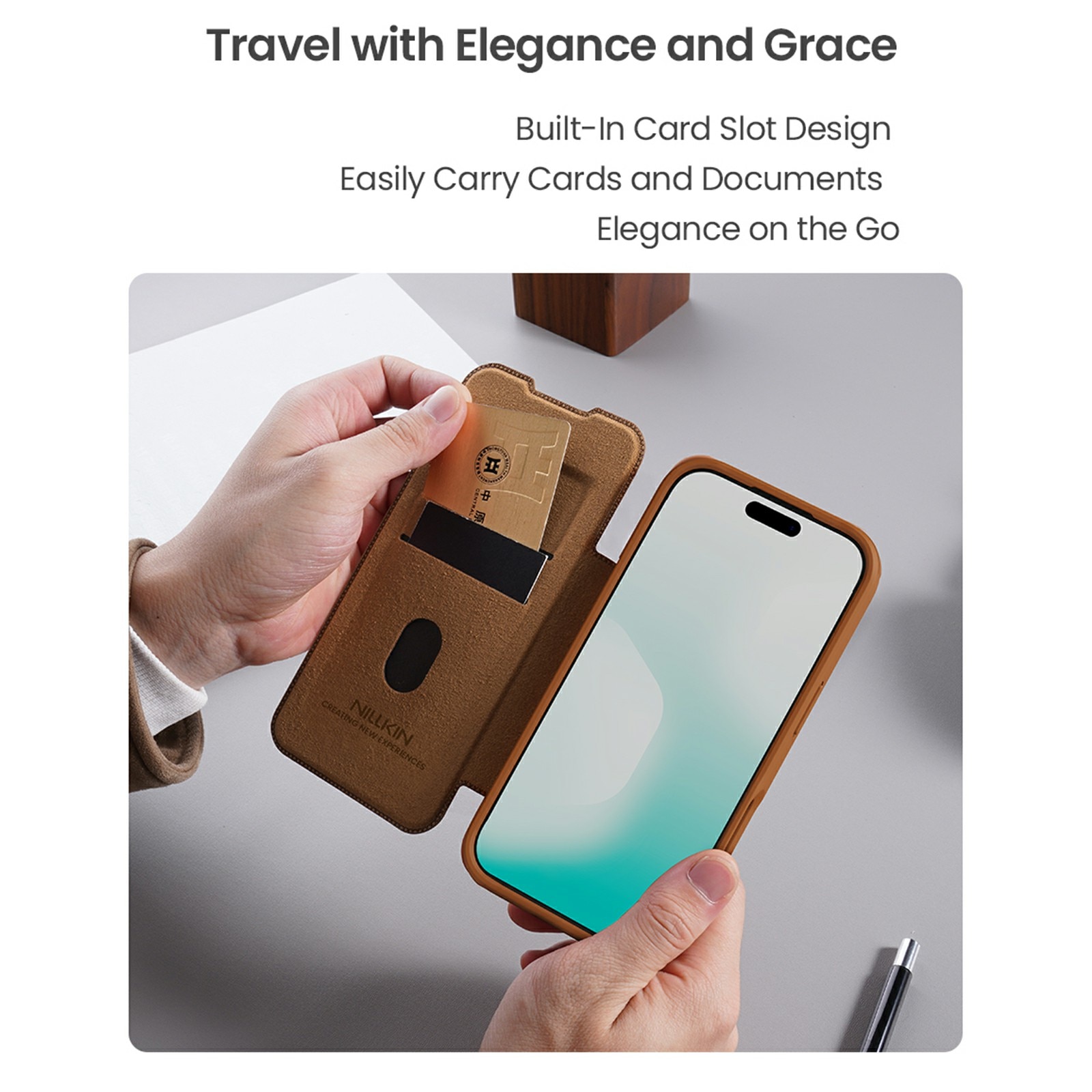 Qin Pro CamShield iPhone 17 Pro Svart
