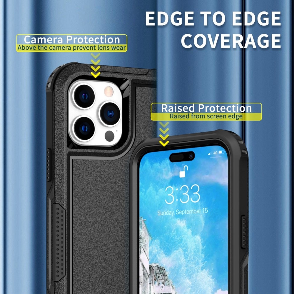 Extra Full Cover Skal iPhone 14 Pro Max svart
