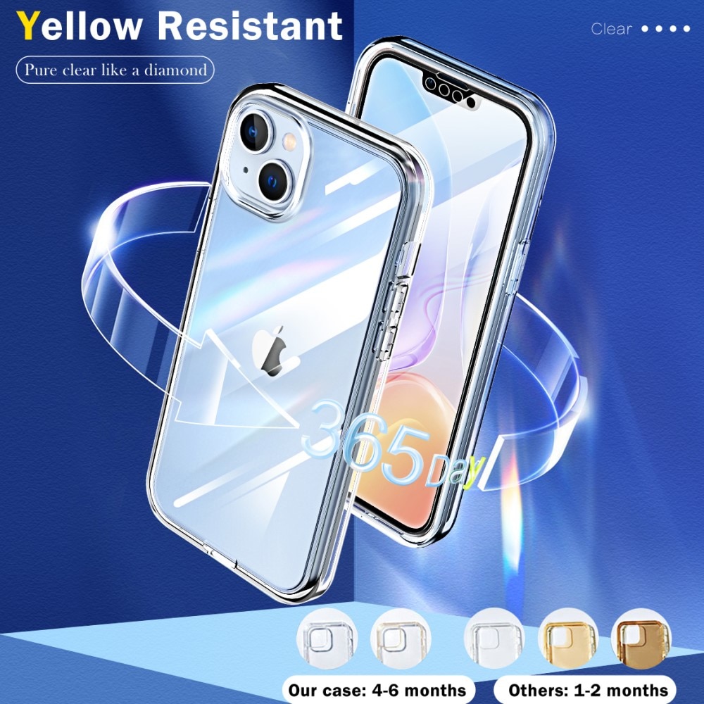 Full Protection Case Apple iPhone 14 Plus Genomskinlig