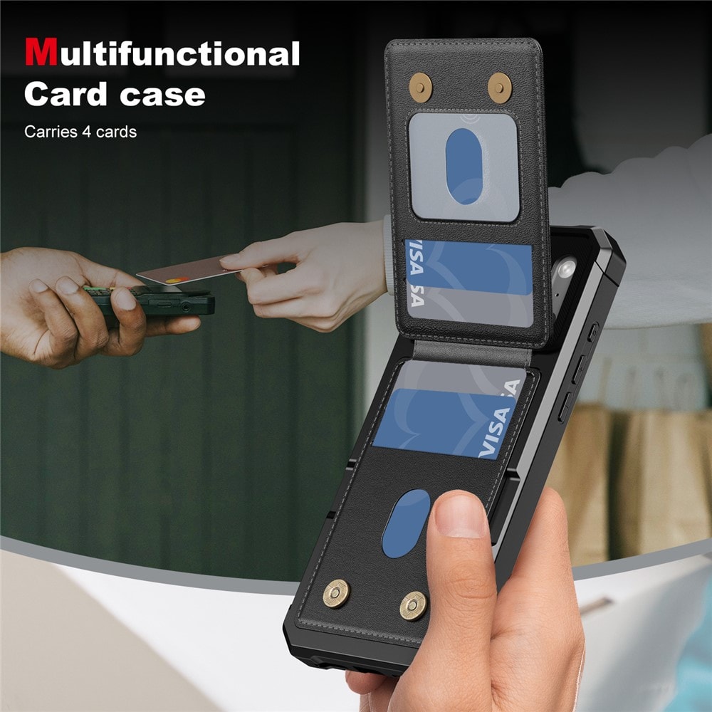 Clean Multi-slot Case iPhone 17 Pro Max Svart