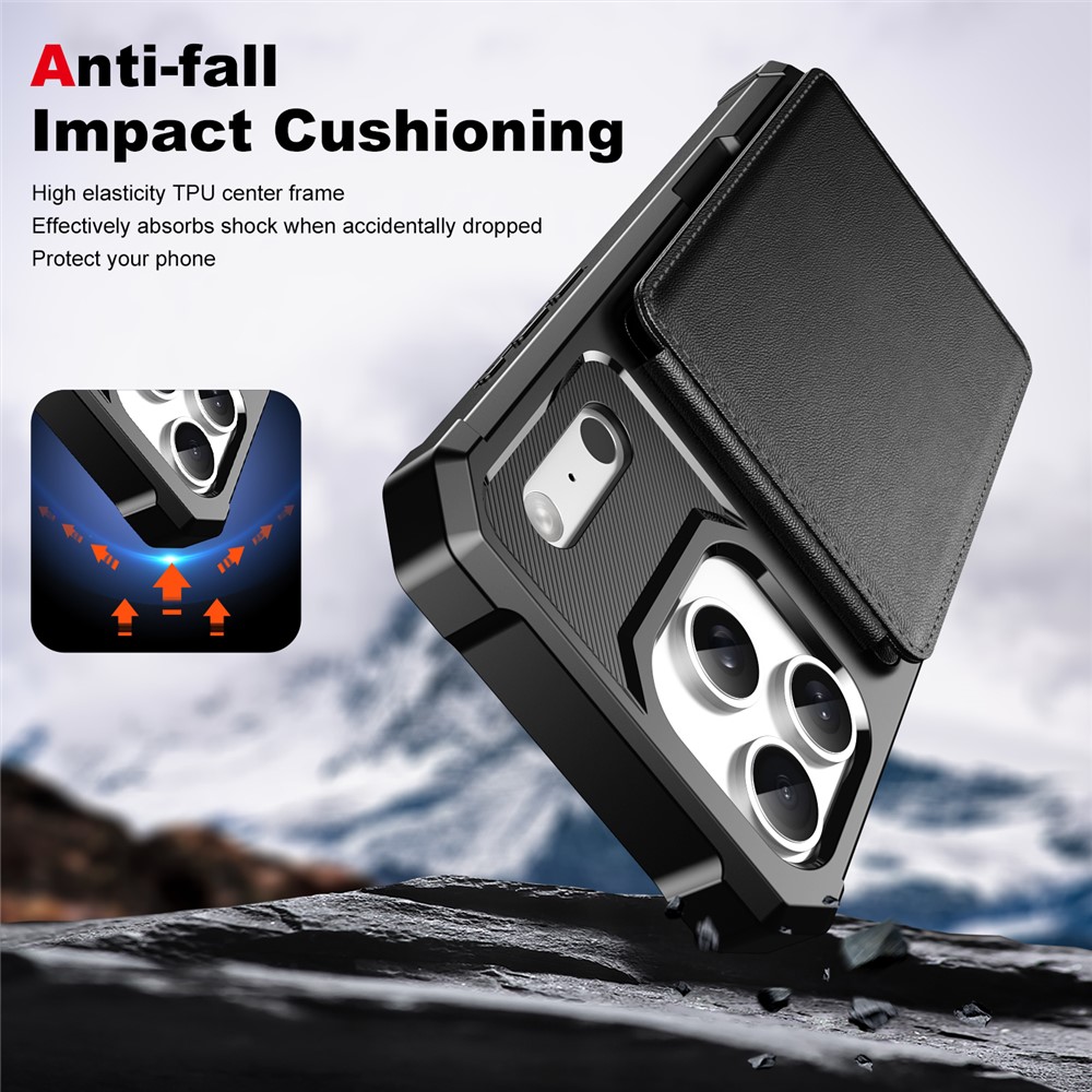 Clean Multi-slot Case iPhone 17 Pro Max Svart