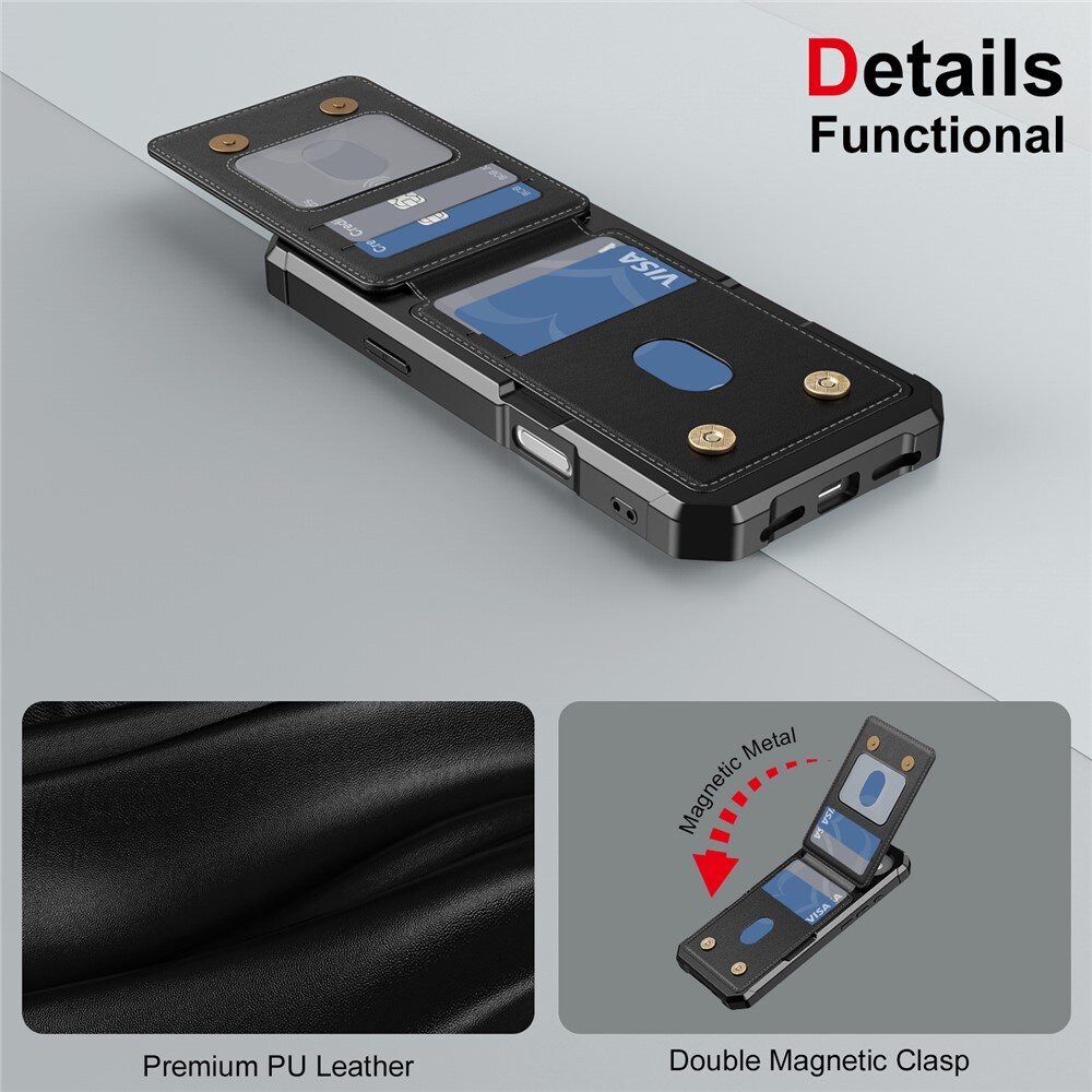 Clean Multi-slot Case iPhone 17 Pro Max Svart