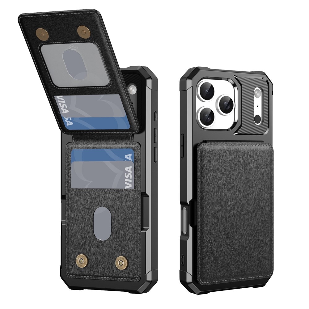 Clean Multi-slot Case iPhone 17 Pro Svart