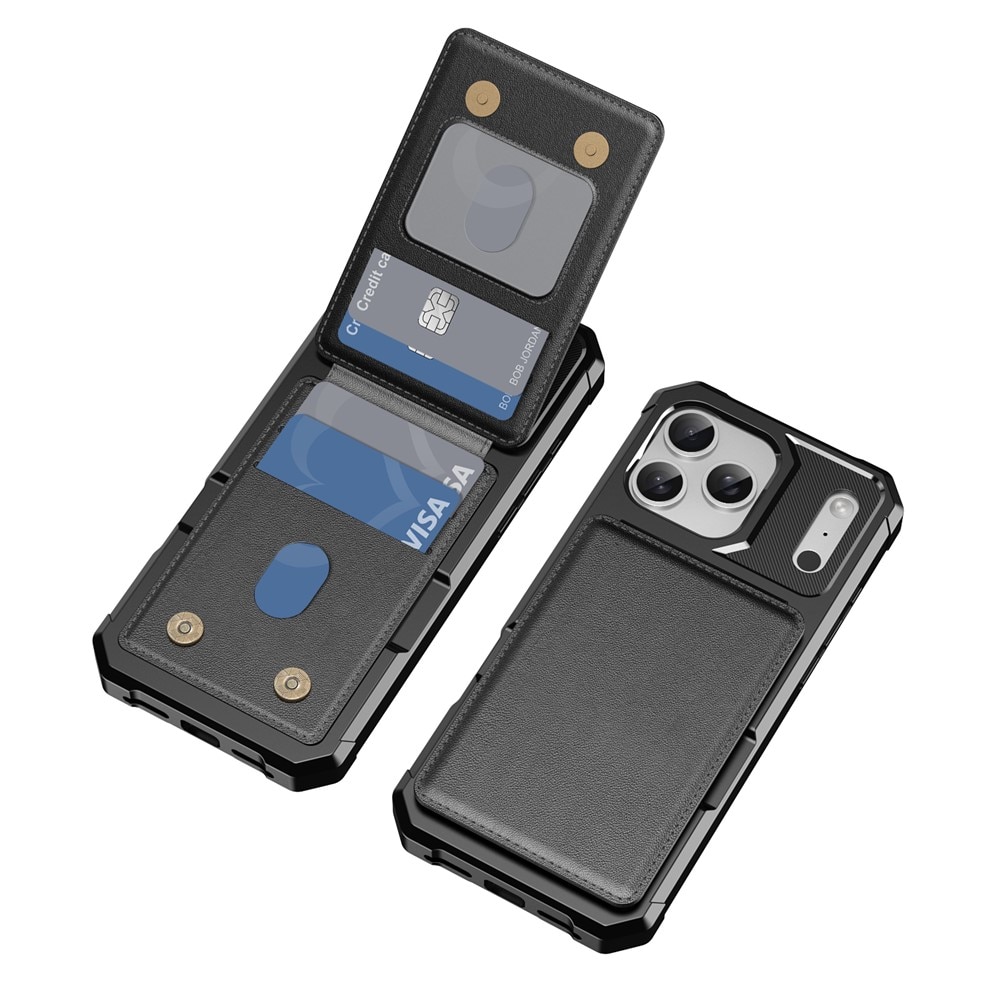 Clean Multi-slot Case iPhone 17 Pro Svart