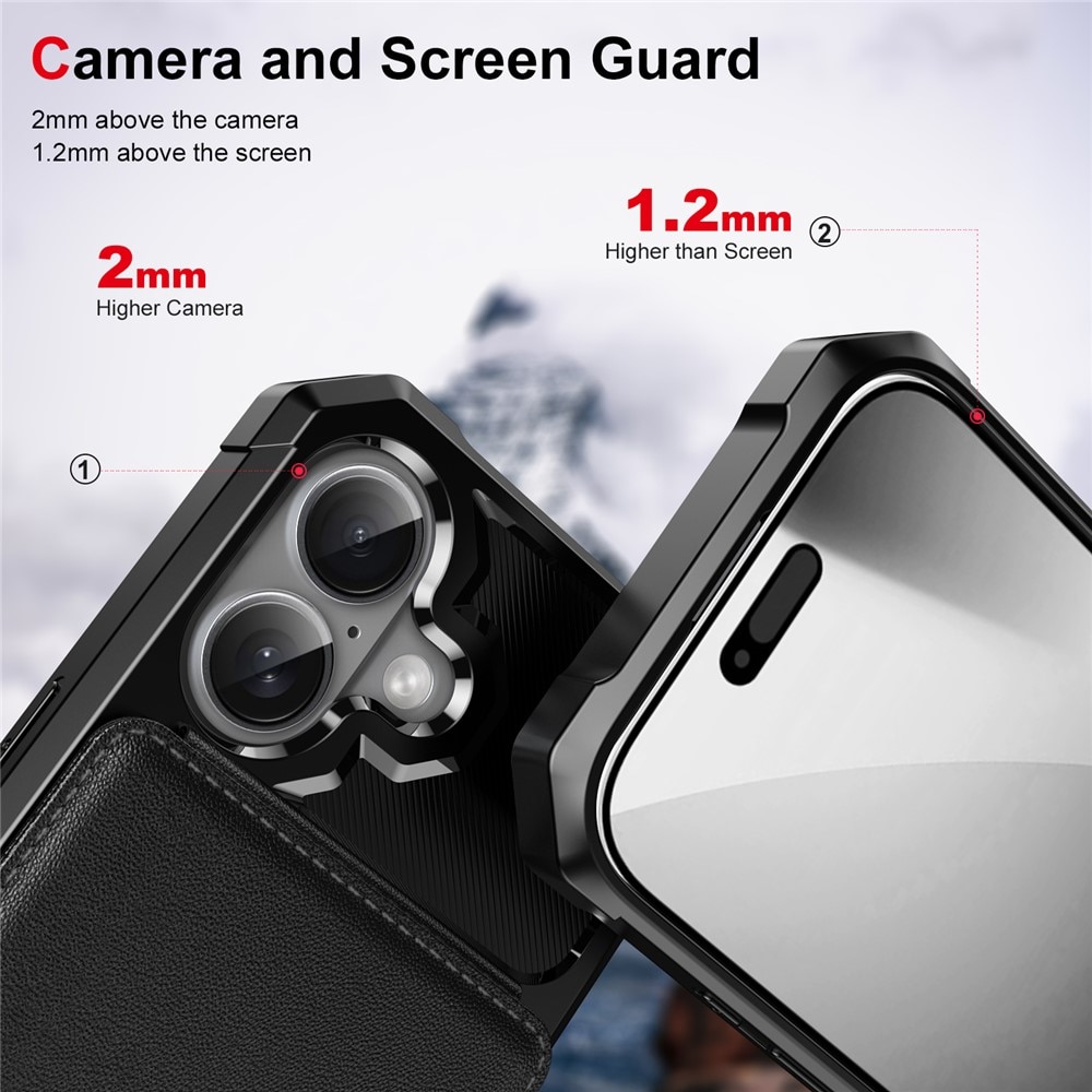 Clean Multi-slot Case iPhone 17 Pro Max Svart