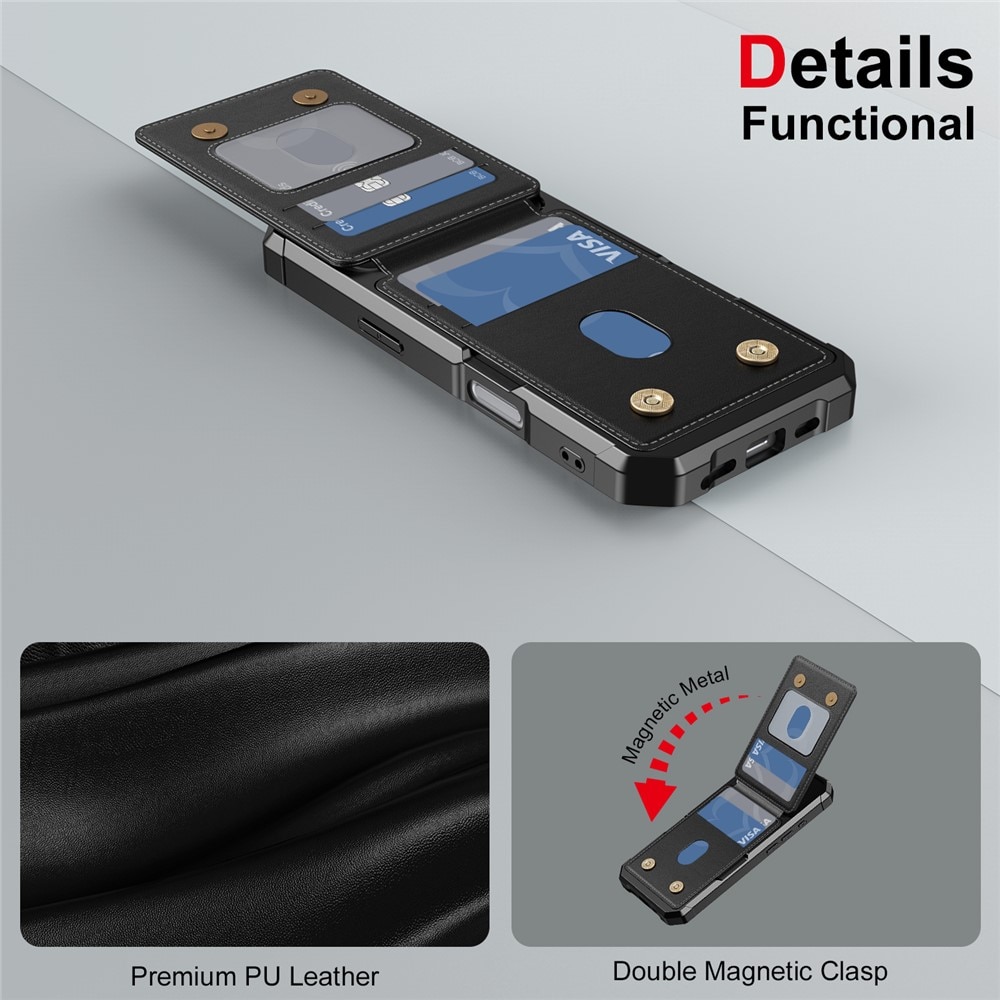 Clean Multi-slot Case iPhone 17 Pro Max Svart