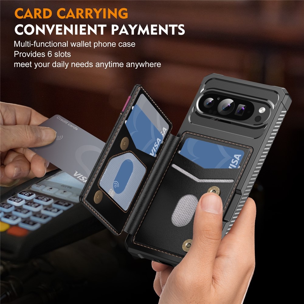 RFID Multi-slot Case Google Pixel 10 Pro Svart