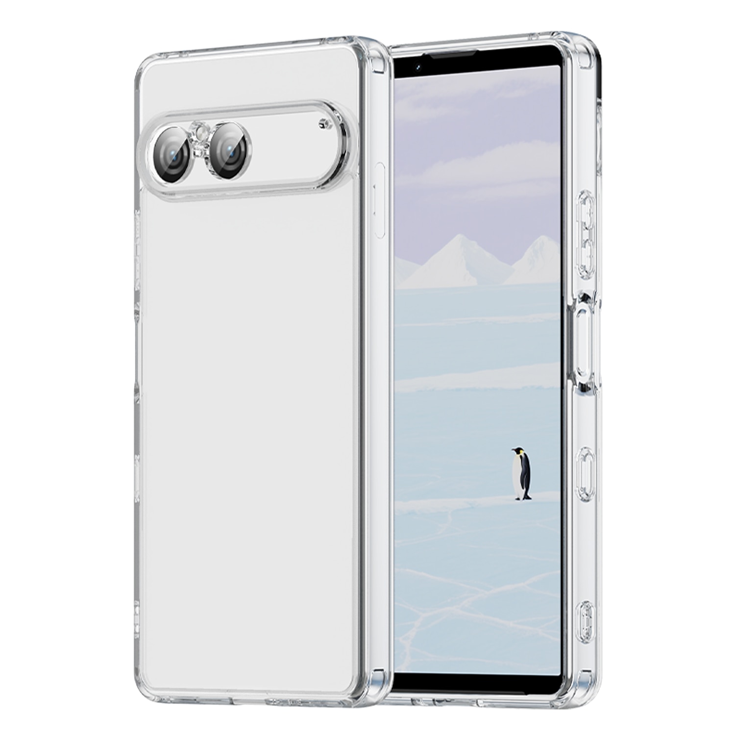 Hybridskal Sony Xperia 10 VII Genomskinlig