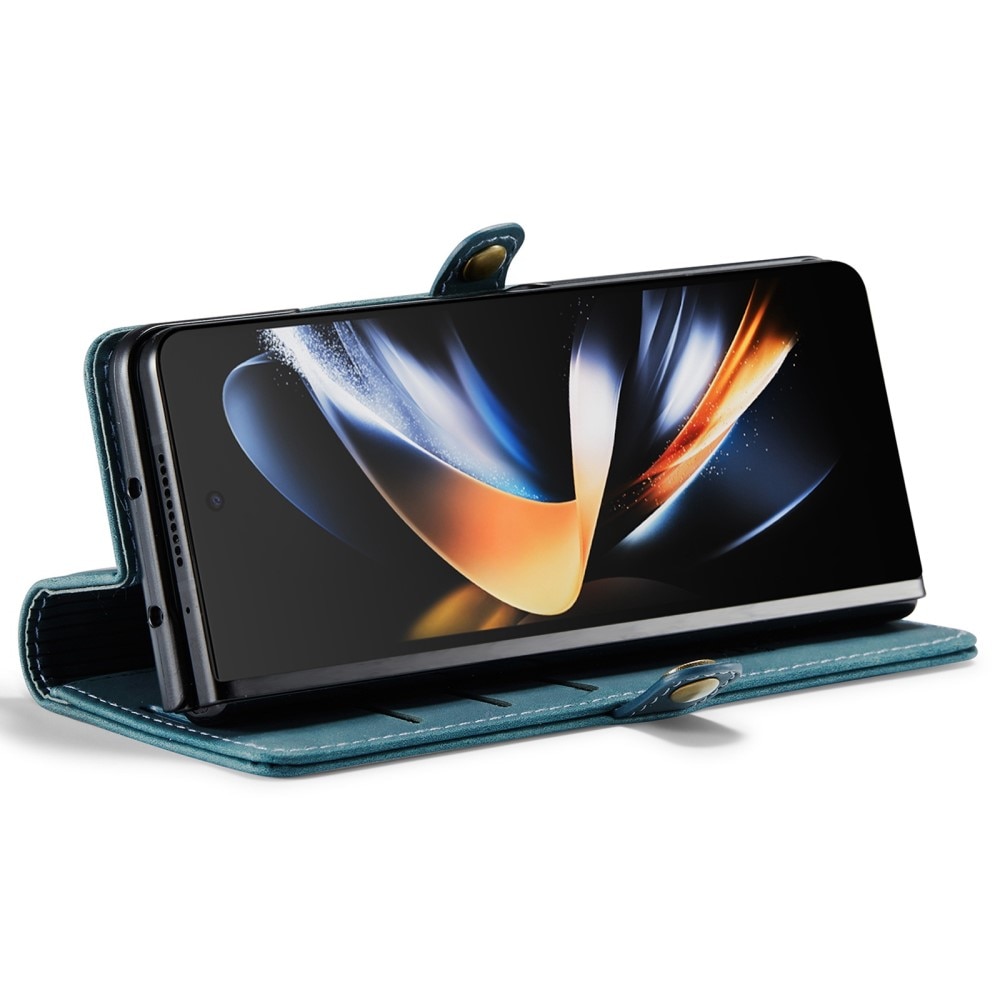 Slim Plånboksfodral Samsung Galaxy Z Fold 4 blå