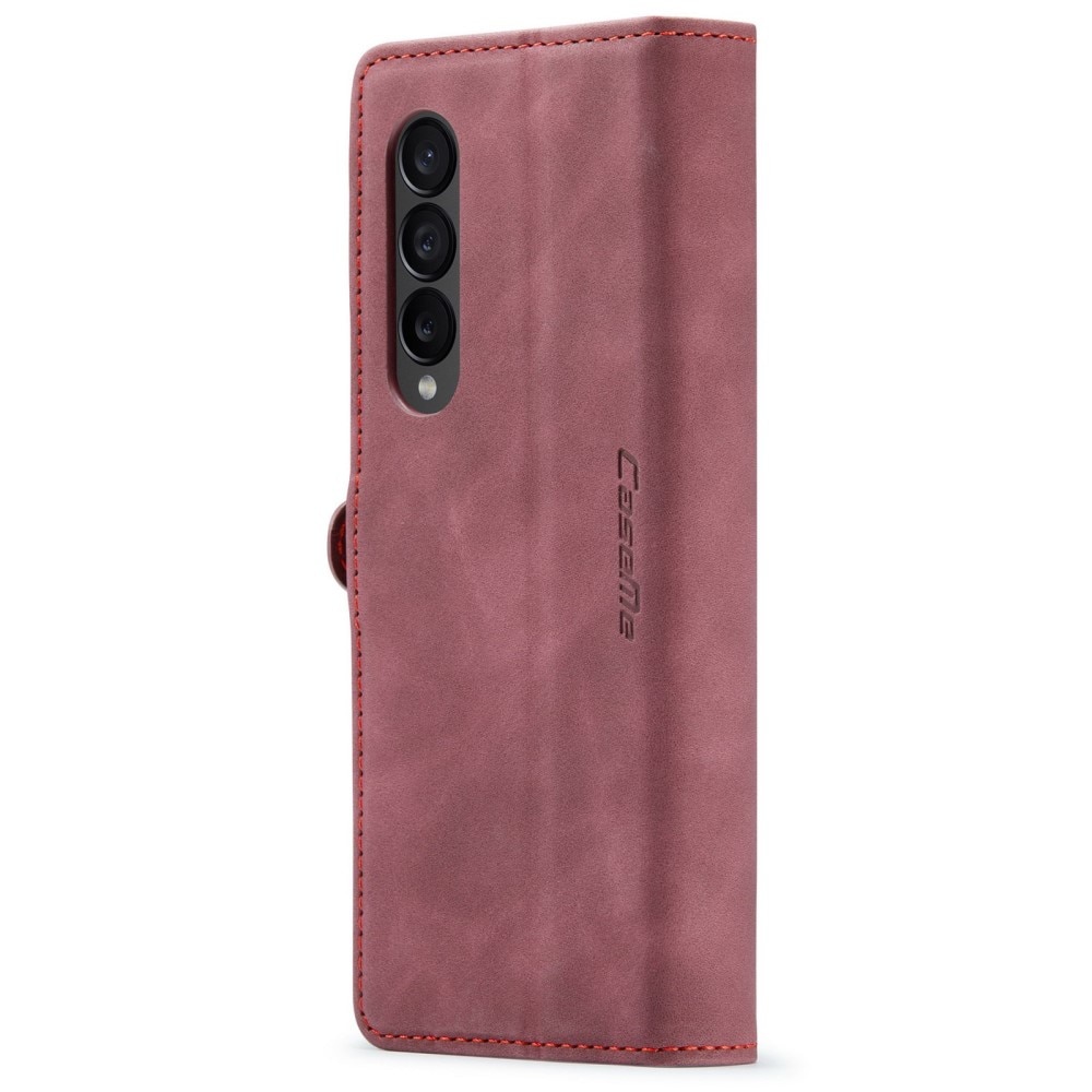 Slim Plånboksfodral Samsung Galaxy Z Fold 4 röd