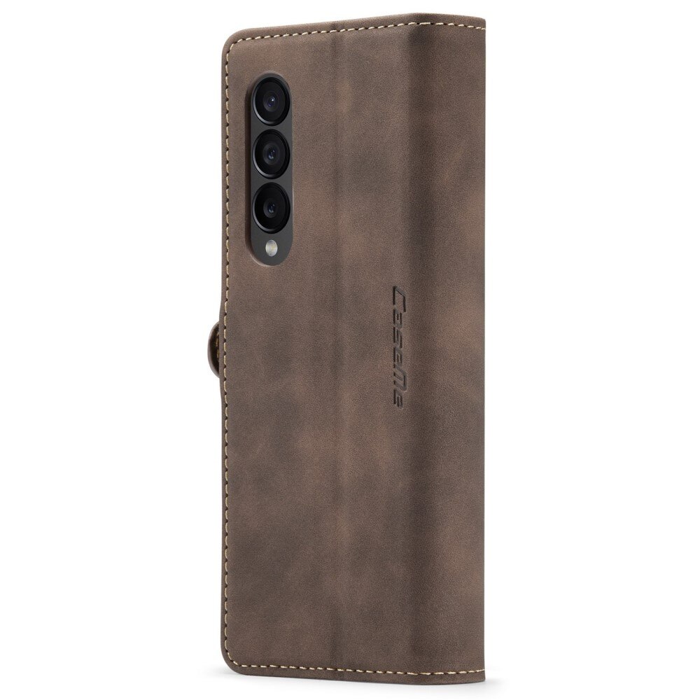 Slim Plånboksfodral Samsung Galaxy Z Fold 4 brun