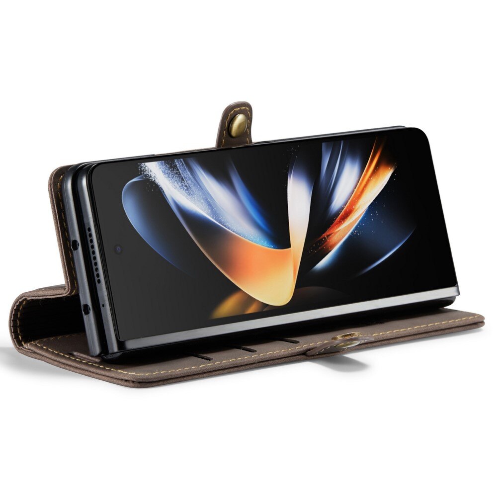 Slim Plånboksfodral Samsung Galaxy Z Fold 4 brun