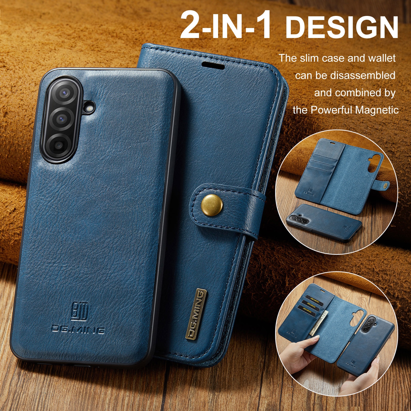 Magnet Wallet Samsung Galaxy A17 Blue