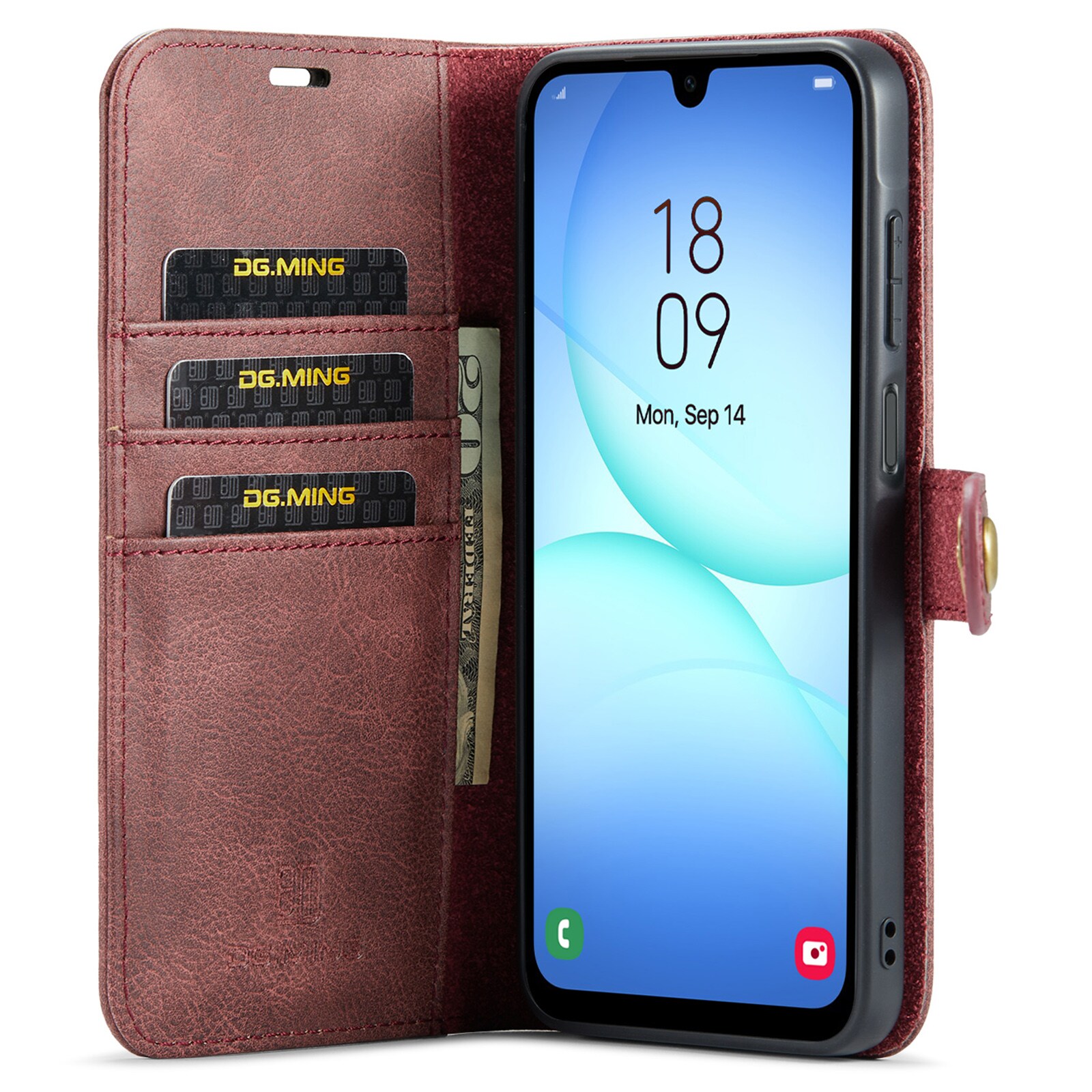 Magnet Wallet Samsung Galaxy A17 Red