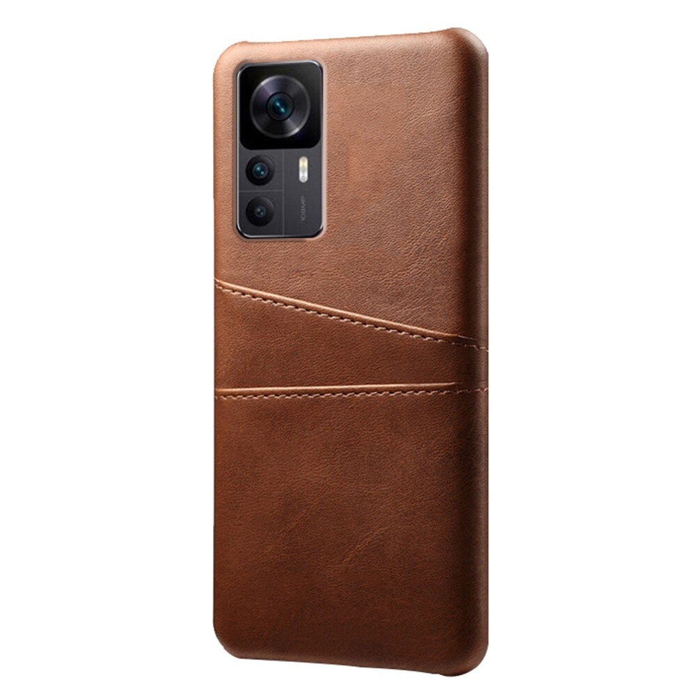 Card Slots Case Xiaomi 12T/12T Pro Brun