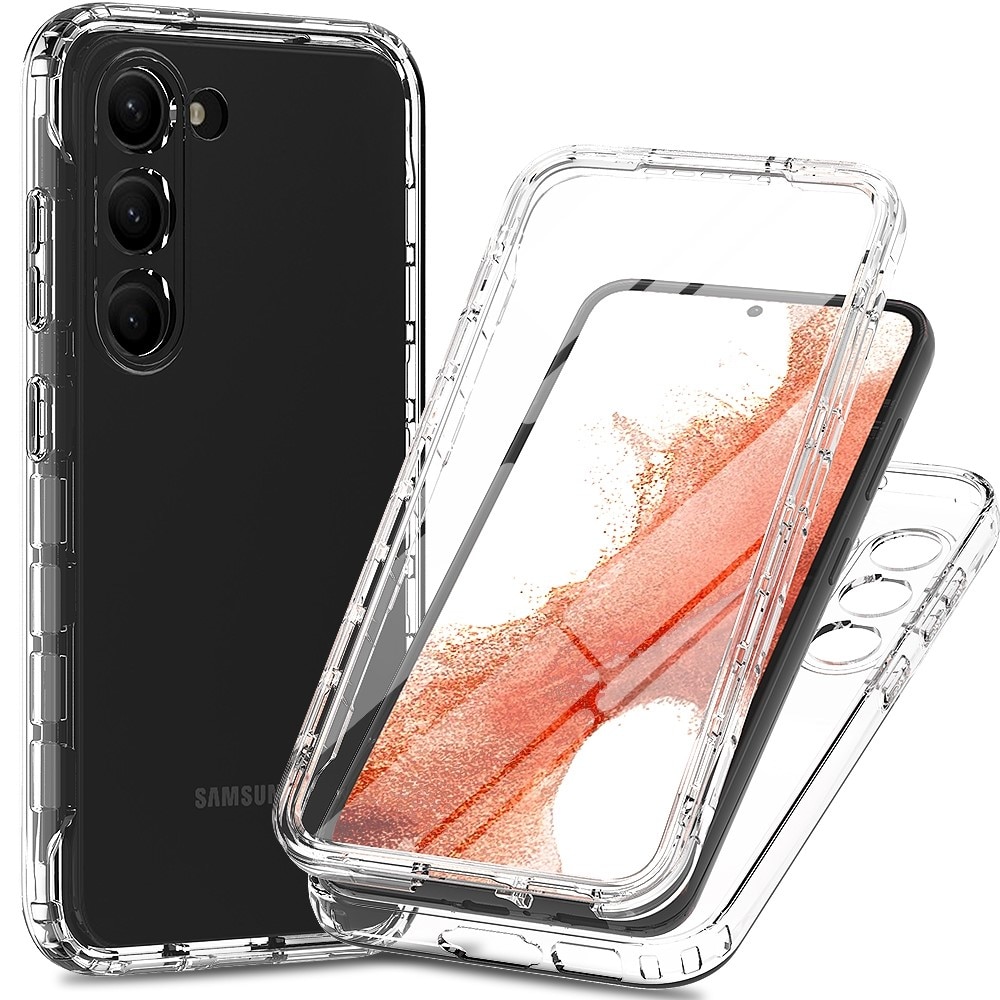 Full Protection Case Samsung Galaxy S23 Plus Genomskinlig