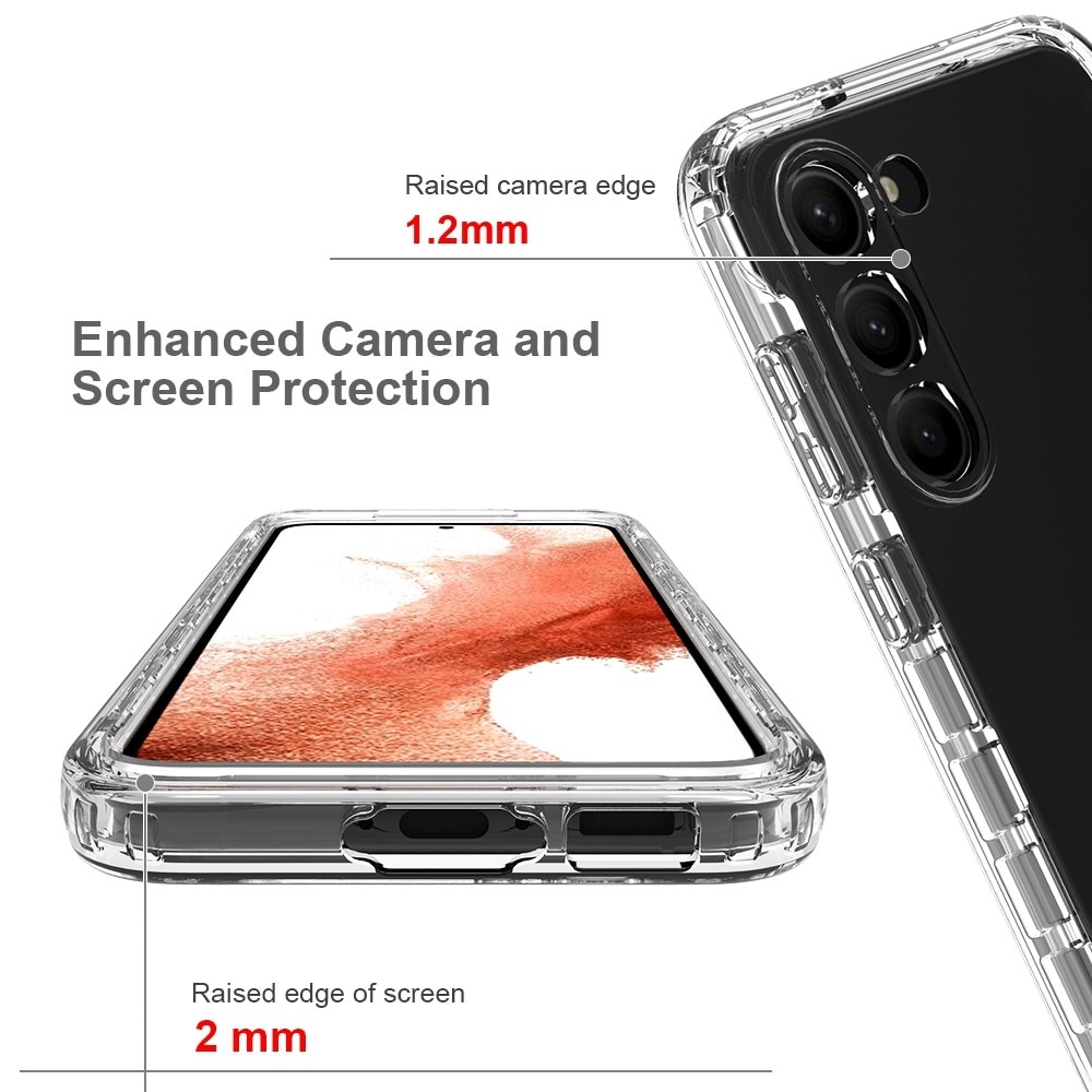 Full Protection Case Samsung Galaxy S23 Plus Genomskinlig