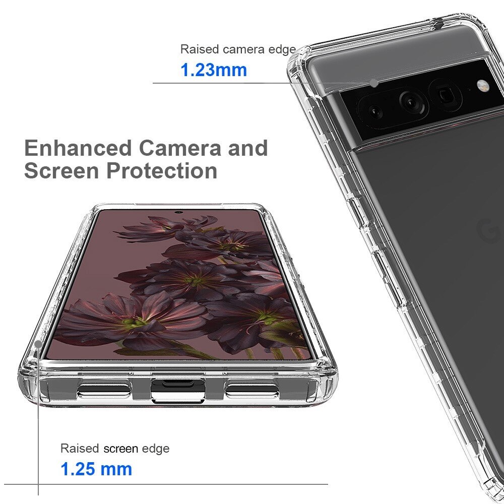 Full Protection Case Google Pixel 7 Pro transparent