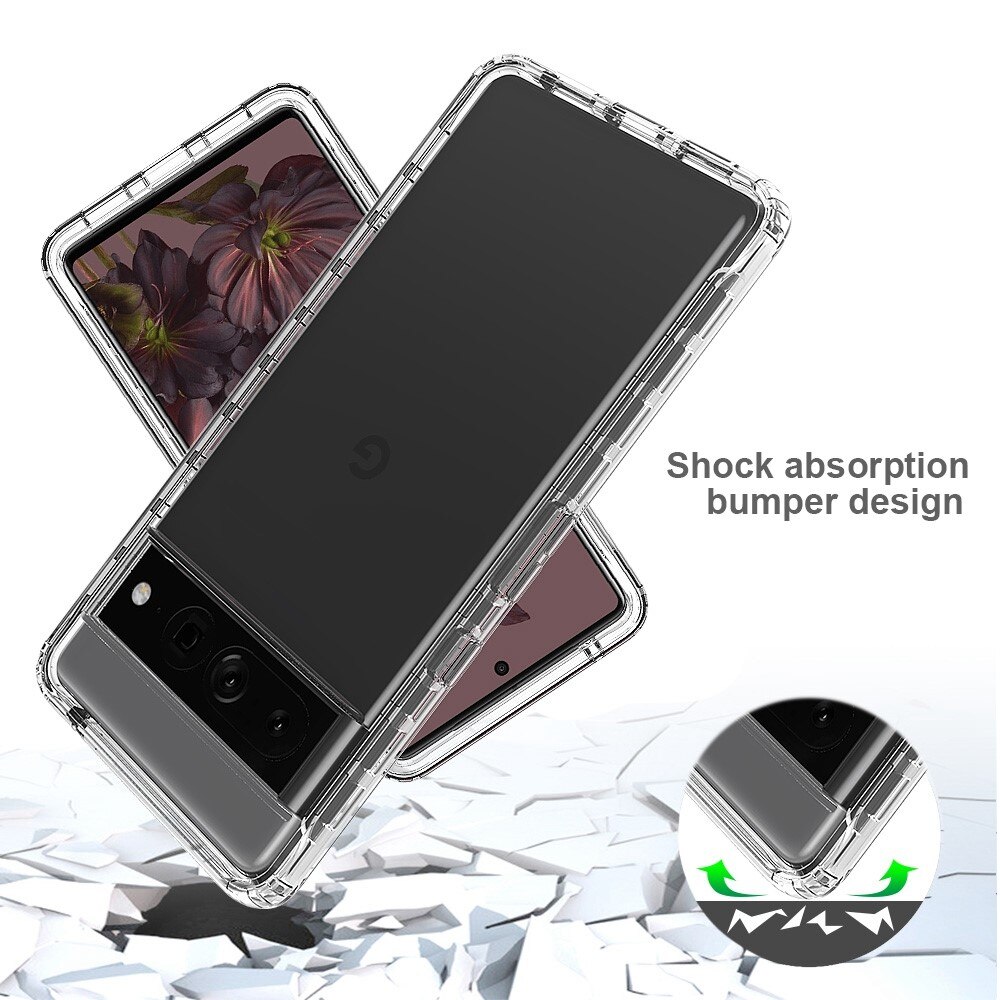 Full Cover Skal Google Pixel 7 Pro transparent