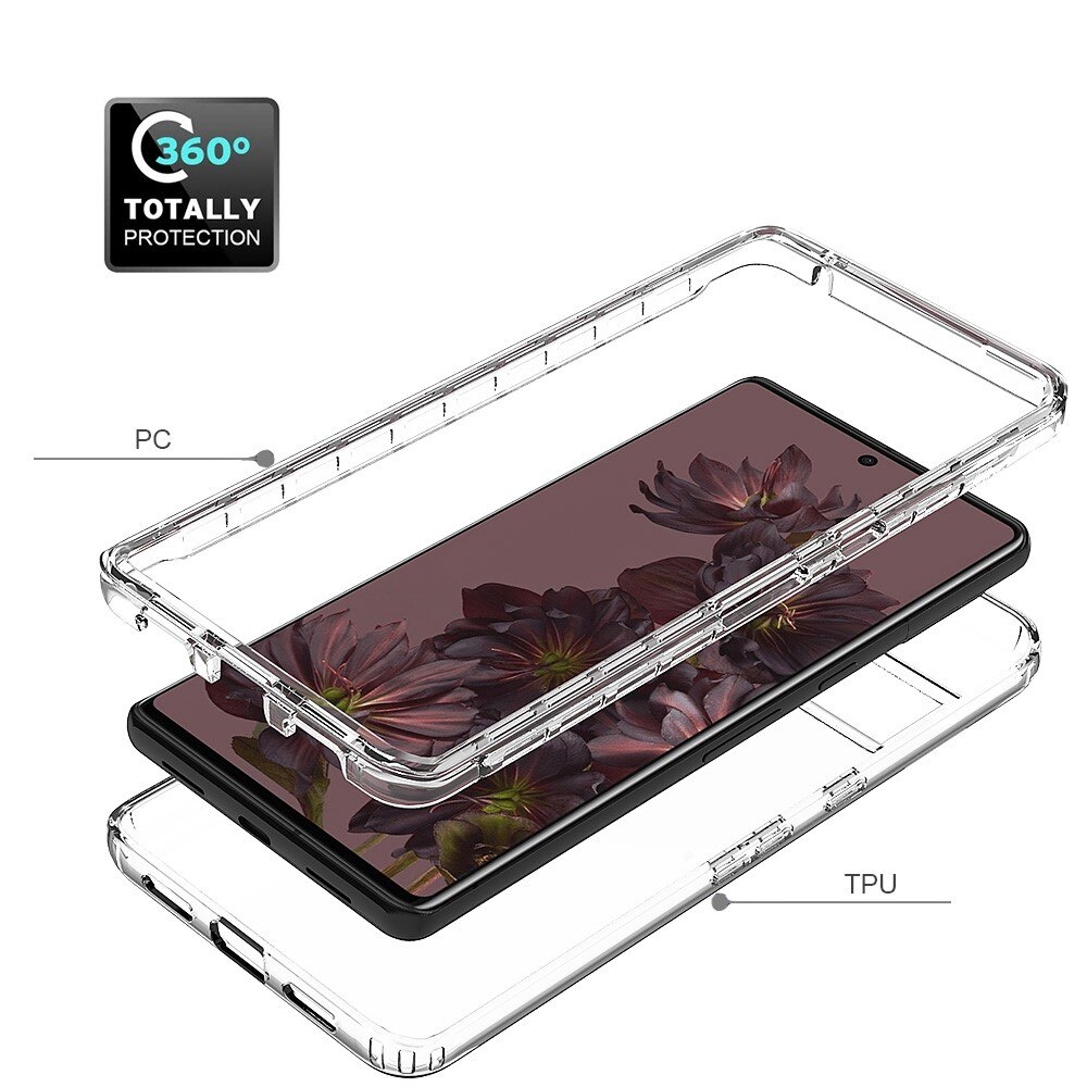 Full Cover Skal Google Pixel 7 Pro transparent