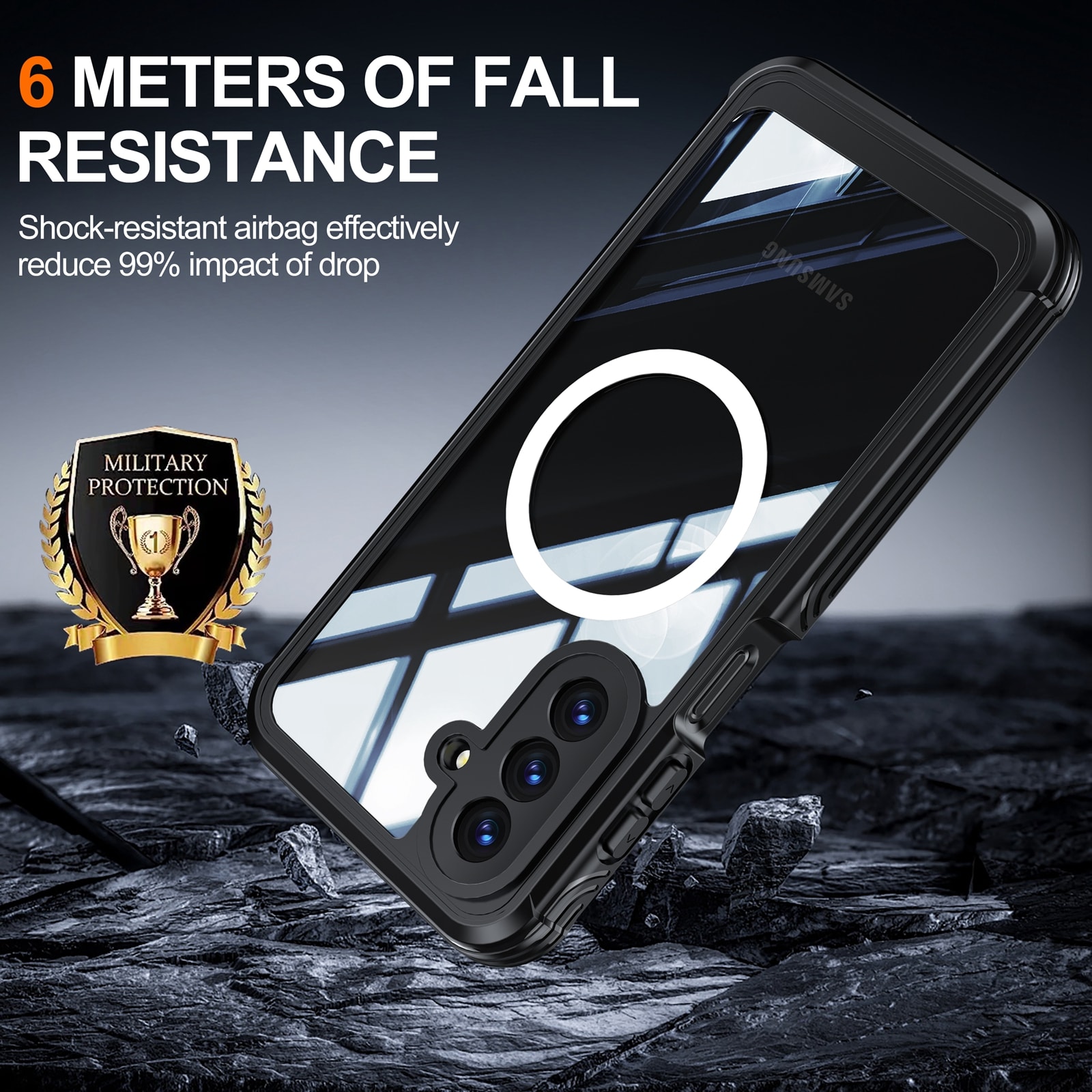 Premium Full Protection Case Samsung Galaxy A17 Black