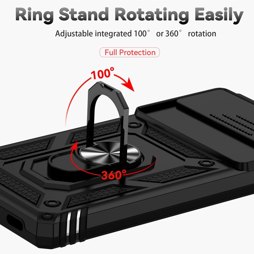 Hybridskal Ring+Kameraskydd Google Pixel 6a svart