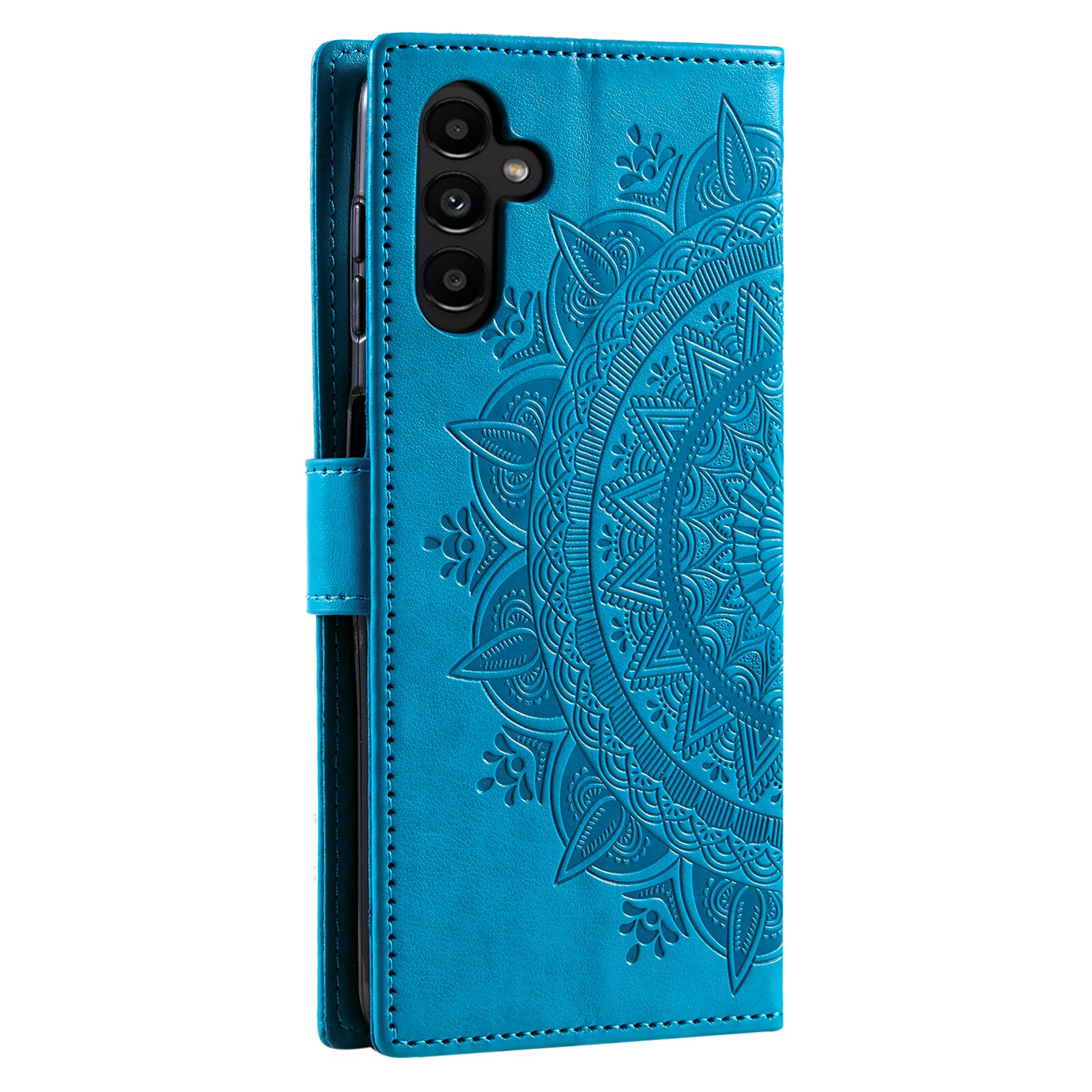 Läderfodral Mandala Samsung Galaxy A37 Blå