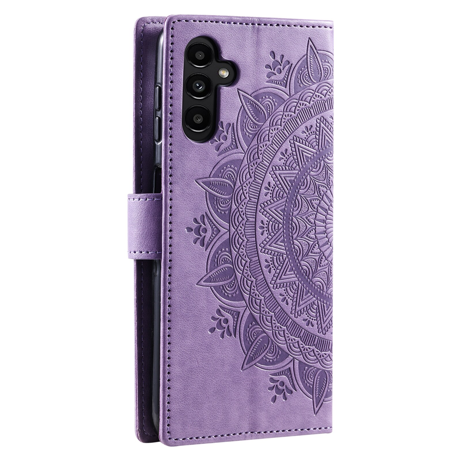 Läderfodral Mandala Samsung Galaxy A37 Lila
