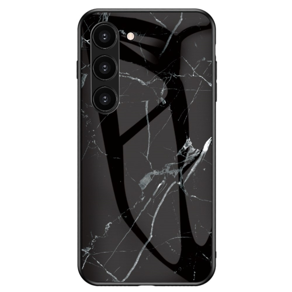 Skal Härdat Glas Samsung Galaxy S23 svart marmor