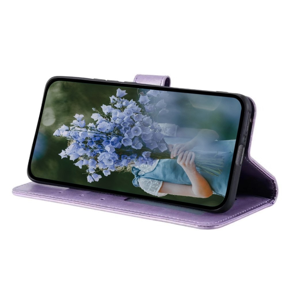 Läderfodral Mandala Samsung Galaxy S23 lila