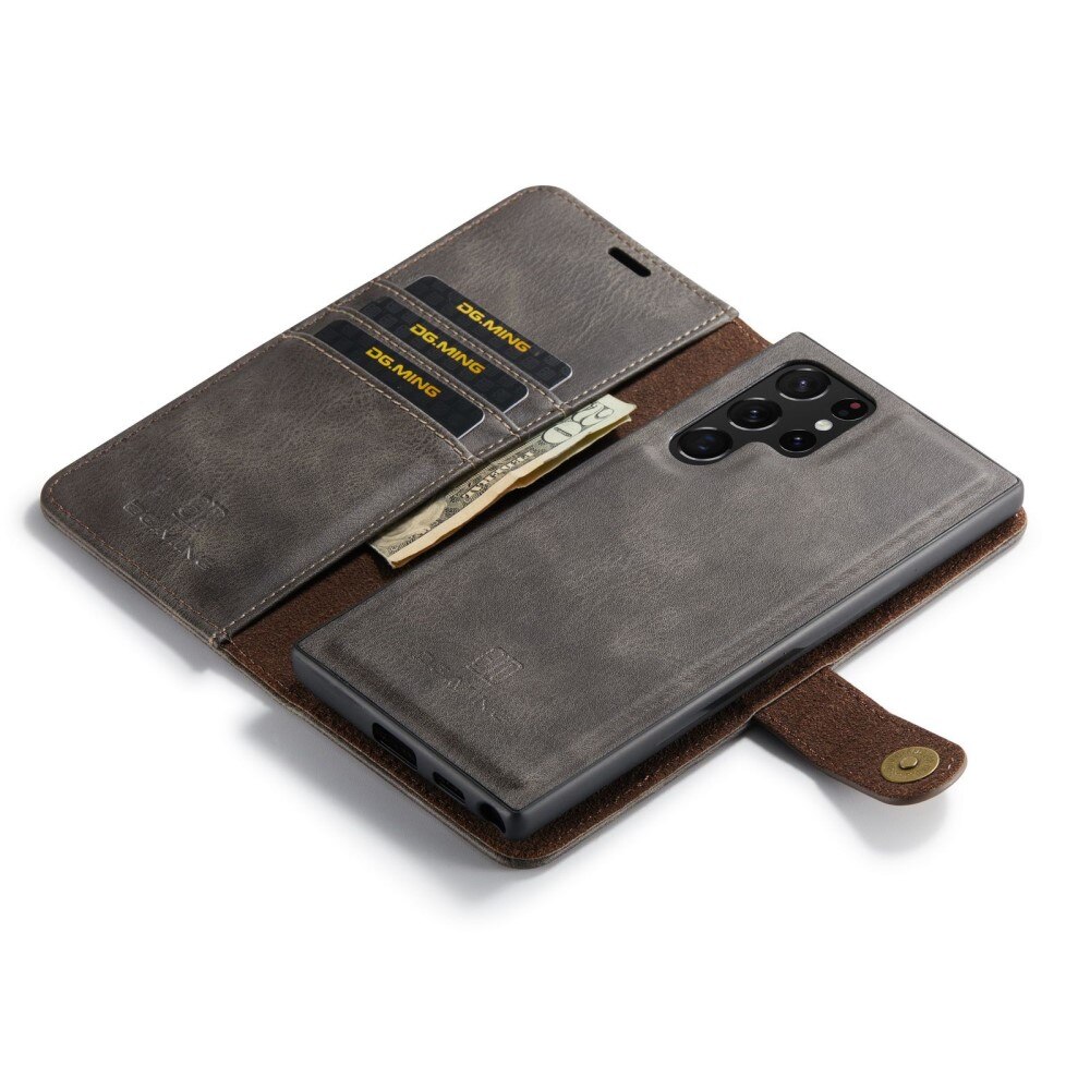 Magnet Wallet Samsung Galaxy S23 Ultra Brown